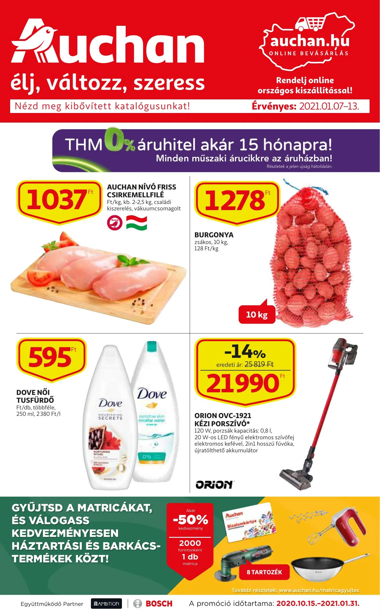 Auchan akciós újság 01.07–01.13