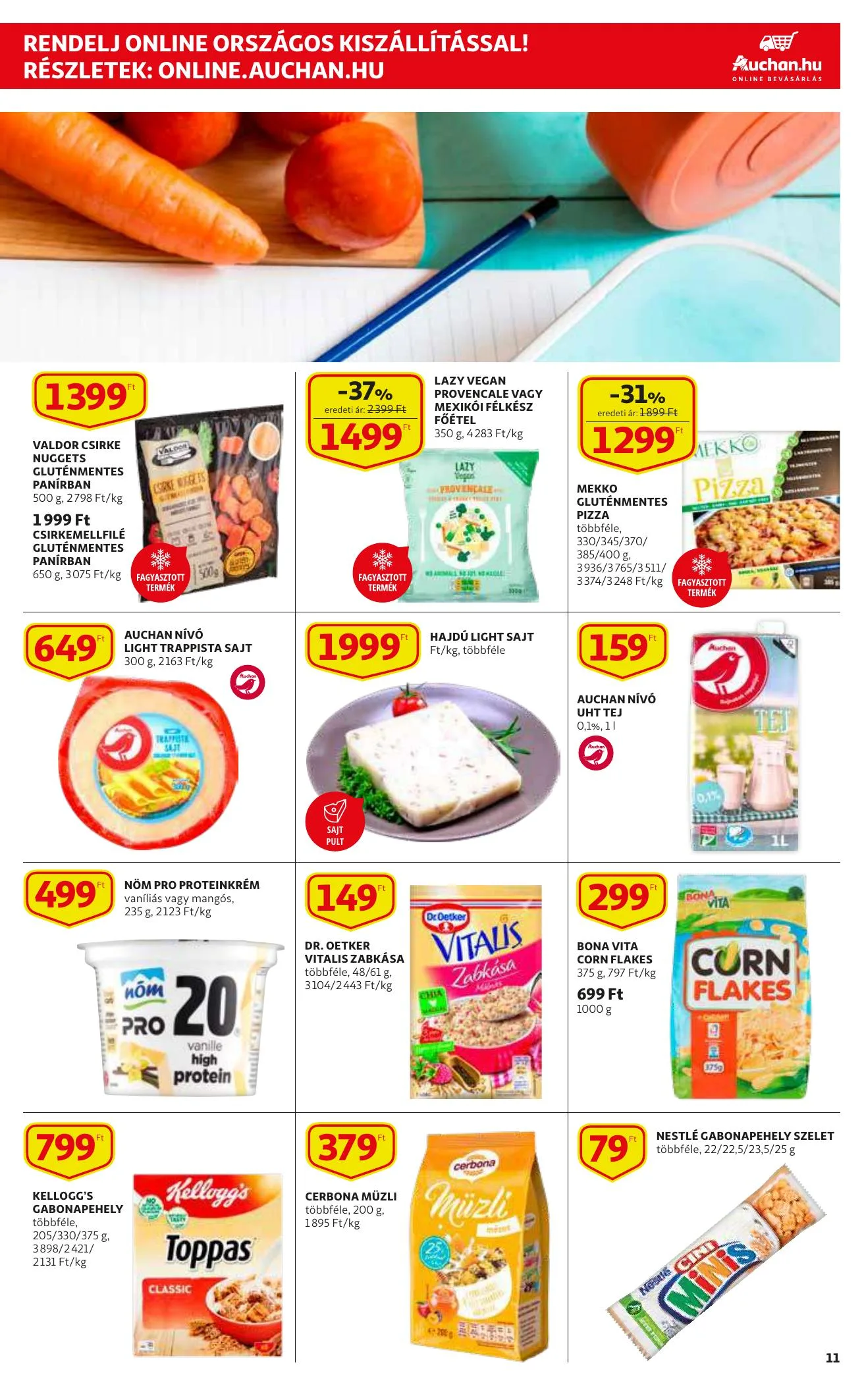 Auchan akciós újság 01.07–01.13 – 11. oldal