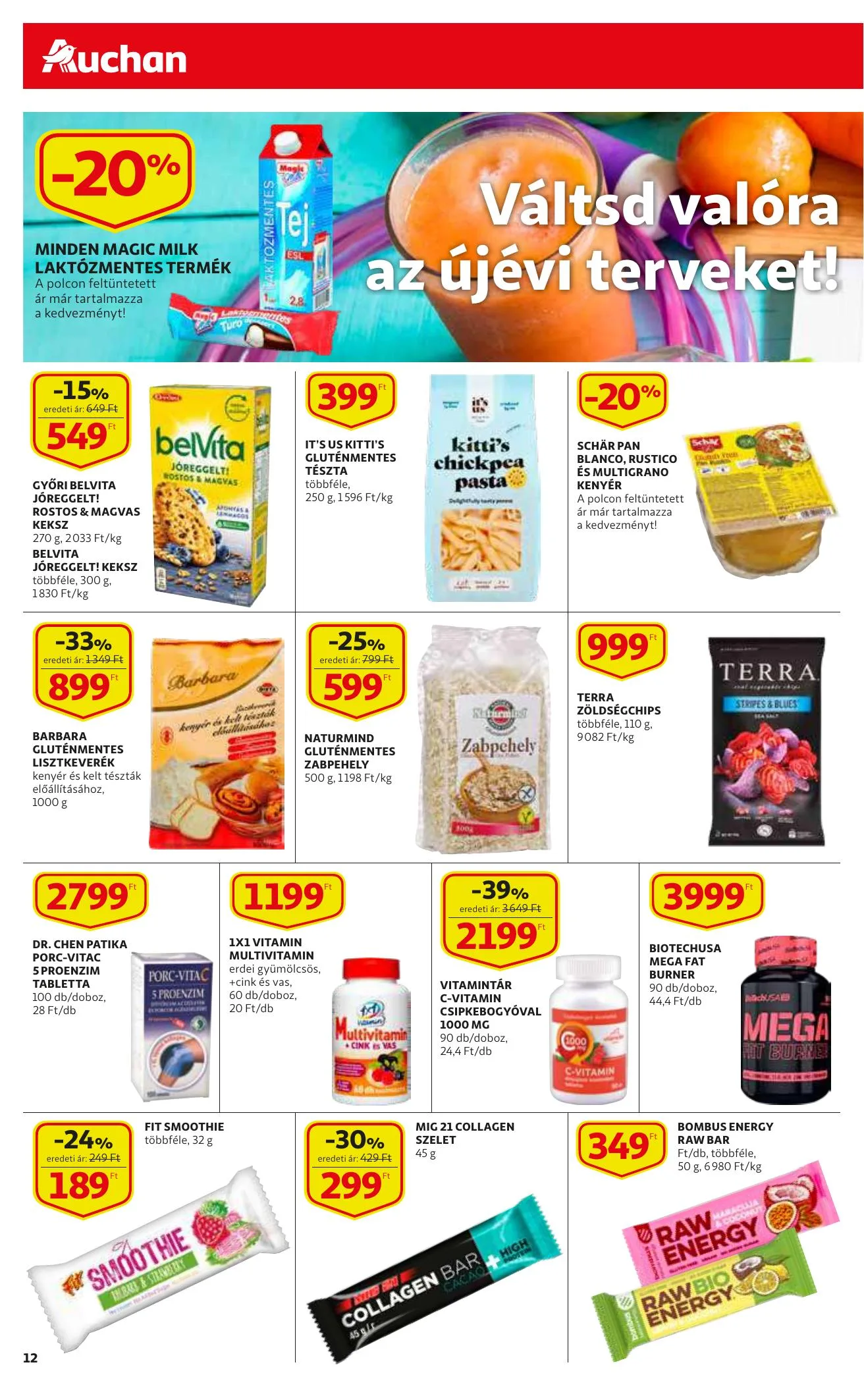 Auchan akciós újság 01.07–01.13 – 12. oldal