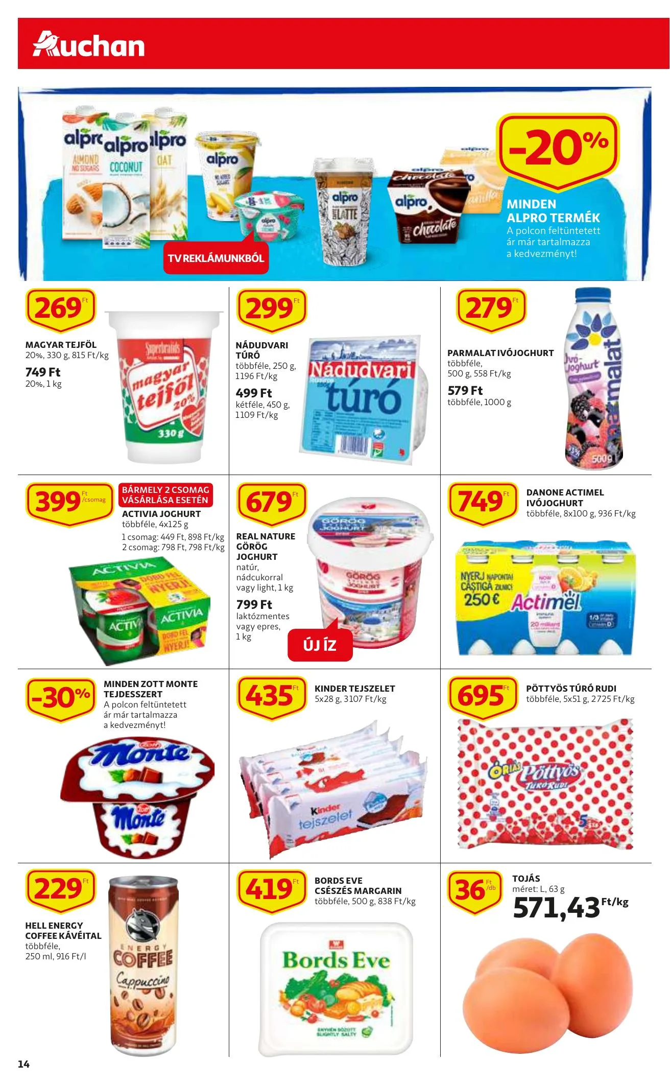 Auchan akciós újság 01.07–01.13 – 14. oldal