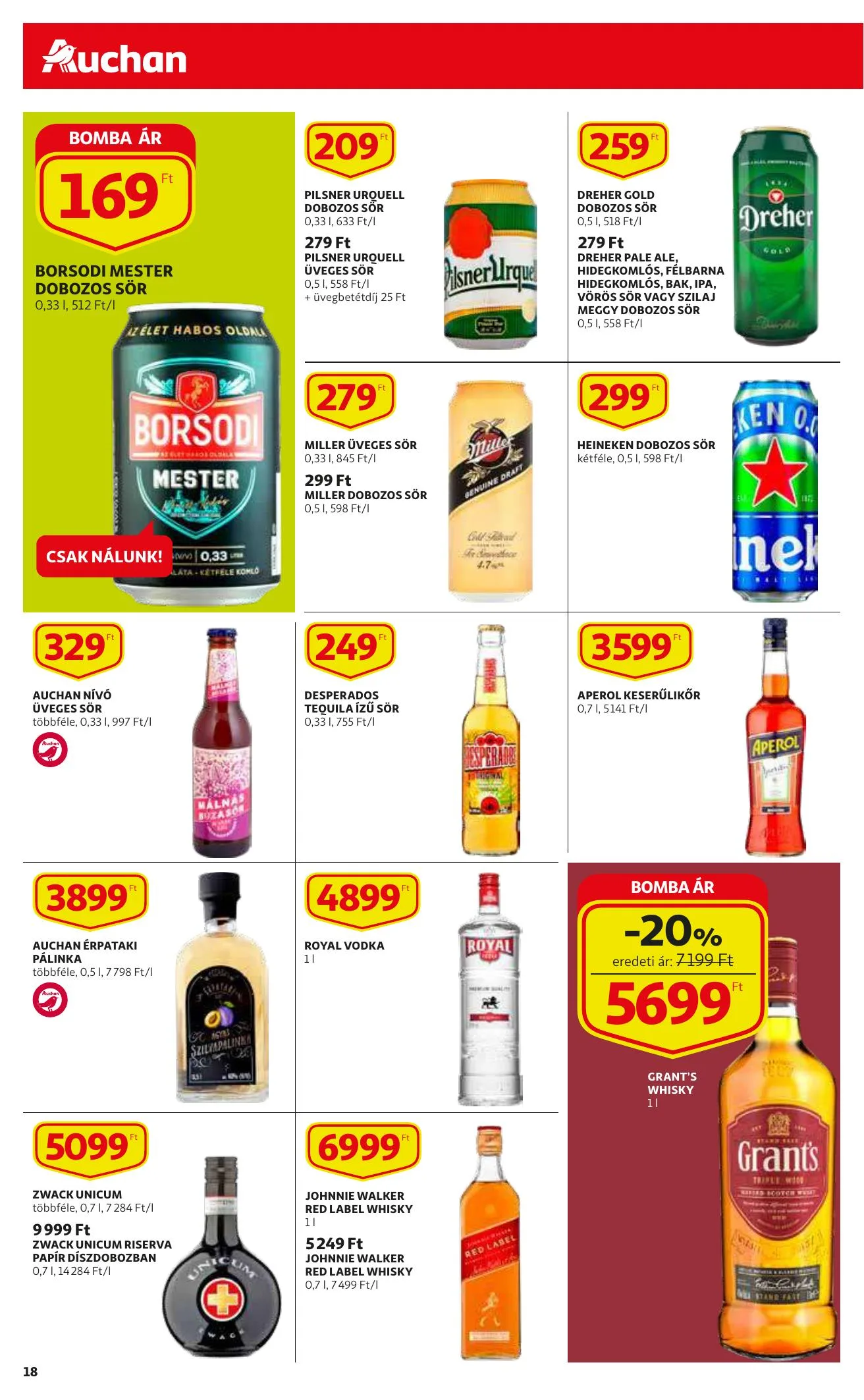 Auchan akciós újság 01.07–01.13 – 18. oldal