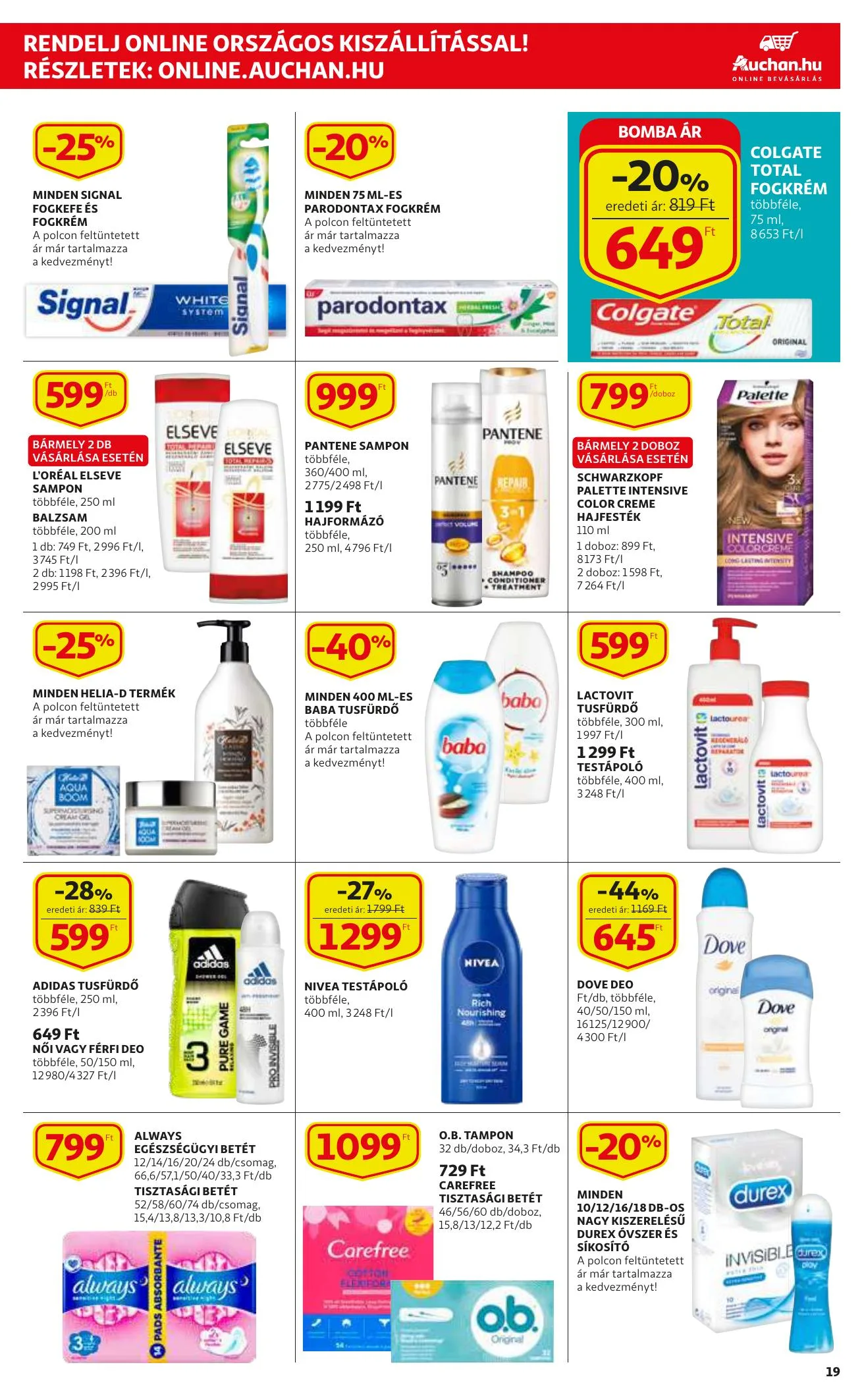 Auchan akciós újság 01.07–01.13 – 19. oldal
