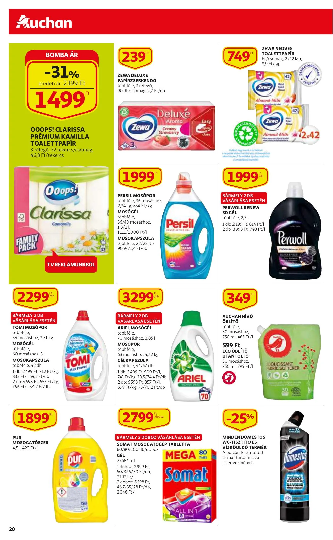 Auchan akciós újság 01.07–01.13 – 20. oldal
