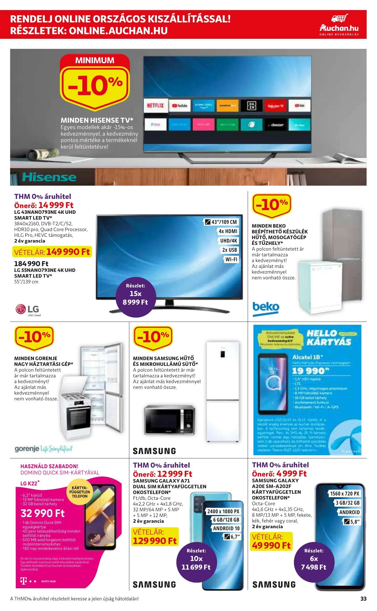 Auchan akciós újság 01.07–01.13 – 33. oldal