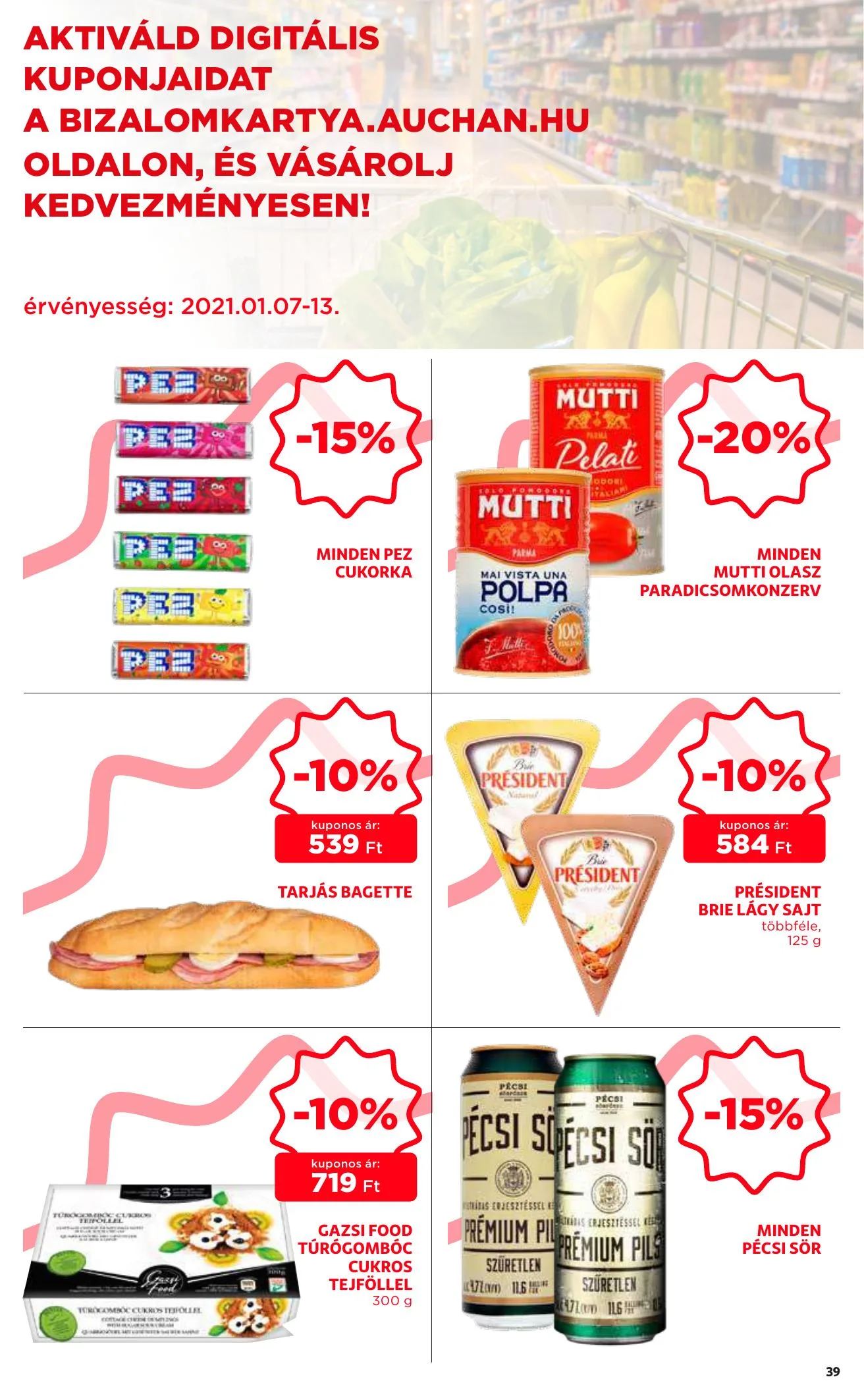 Auchan akciós újság 01.07–01.13 – 39. oldal