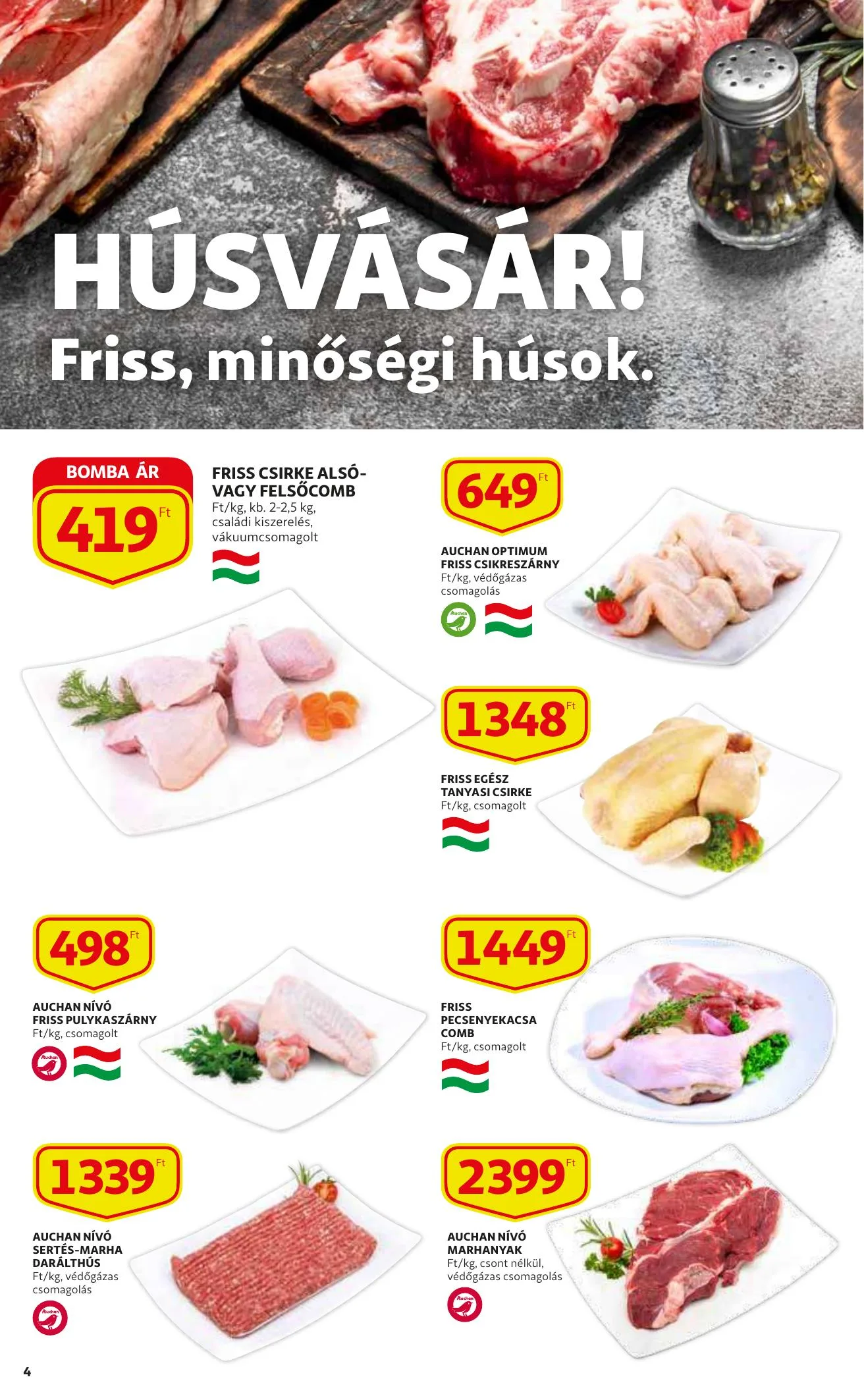 Auchan akciós újság 01.07–01.13 – 4. oldal