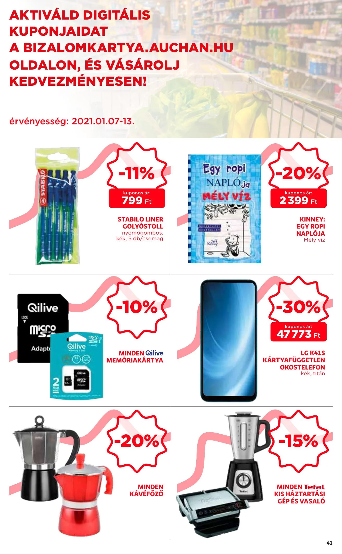 Auchan akciós újság 01.07–01.13 – 41. oldal