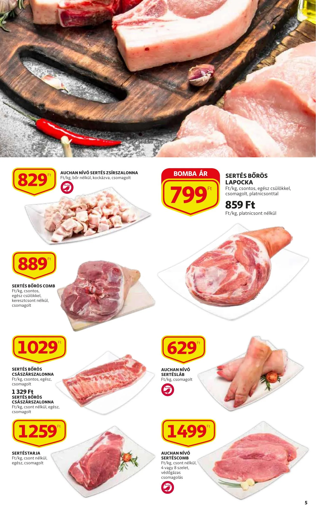 Auchan akciós újság 01.07–01.13 – 5. oldal