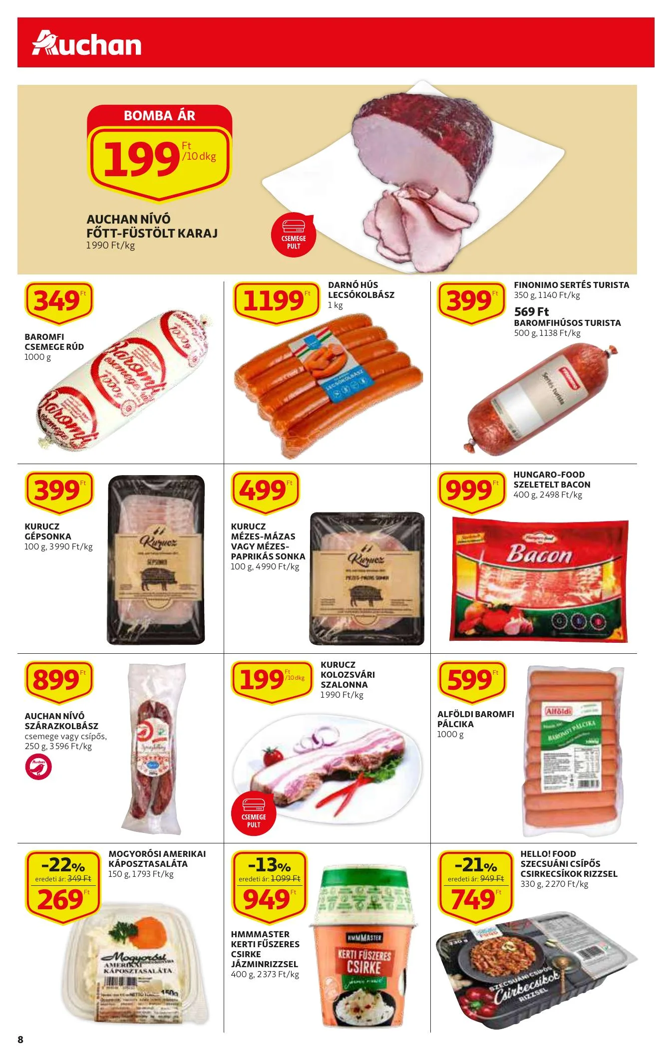 Auchan akciós újság 01.07–01.13 – 8. oldal