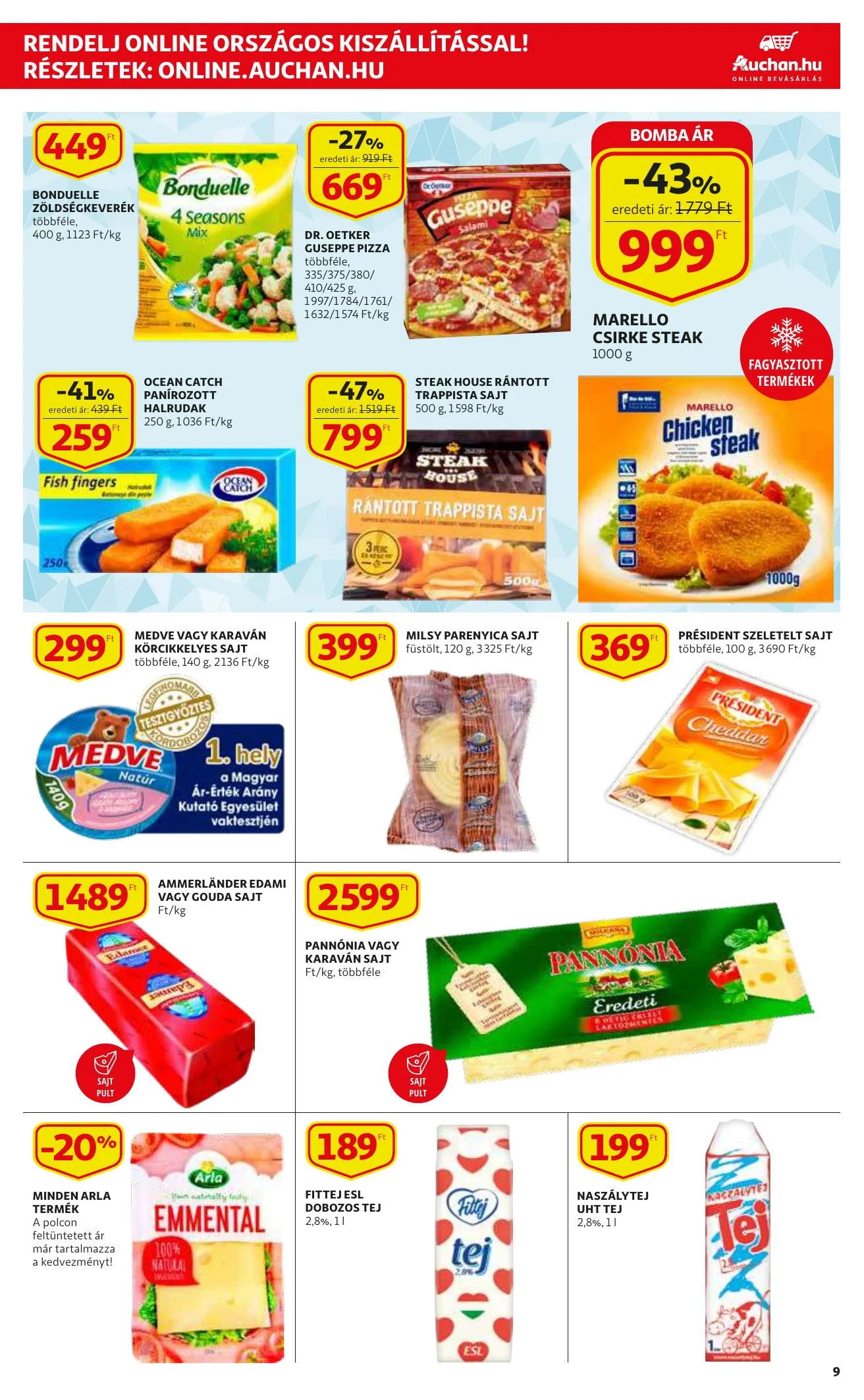 Auchan akciós újság 01.07–01.13 – 9. oldal