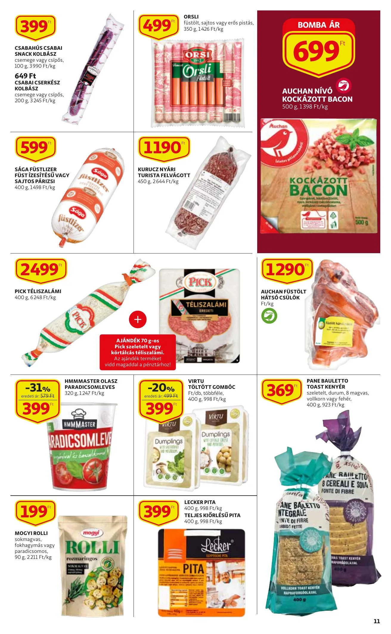 Auchan akciós újság 01.14–01.20 – 11. oldal