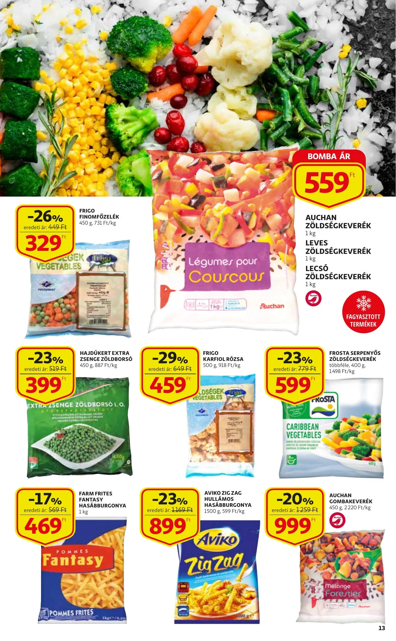 Auchan akciós újság 01.14–01.20 – 13. oldal