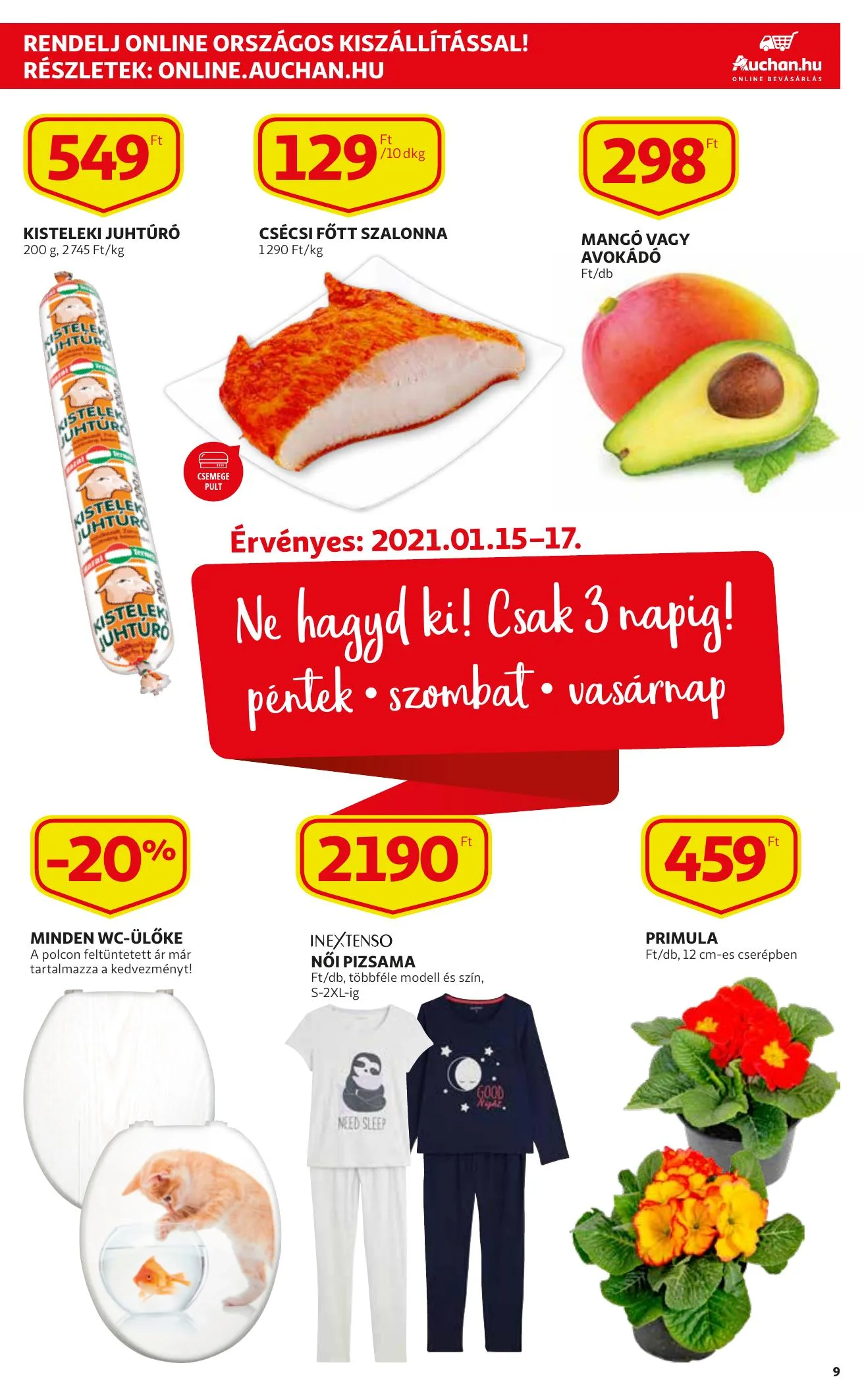 Auchan akciós újság 01.14–01.20 – 9. oldal