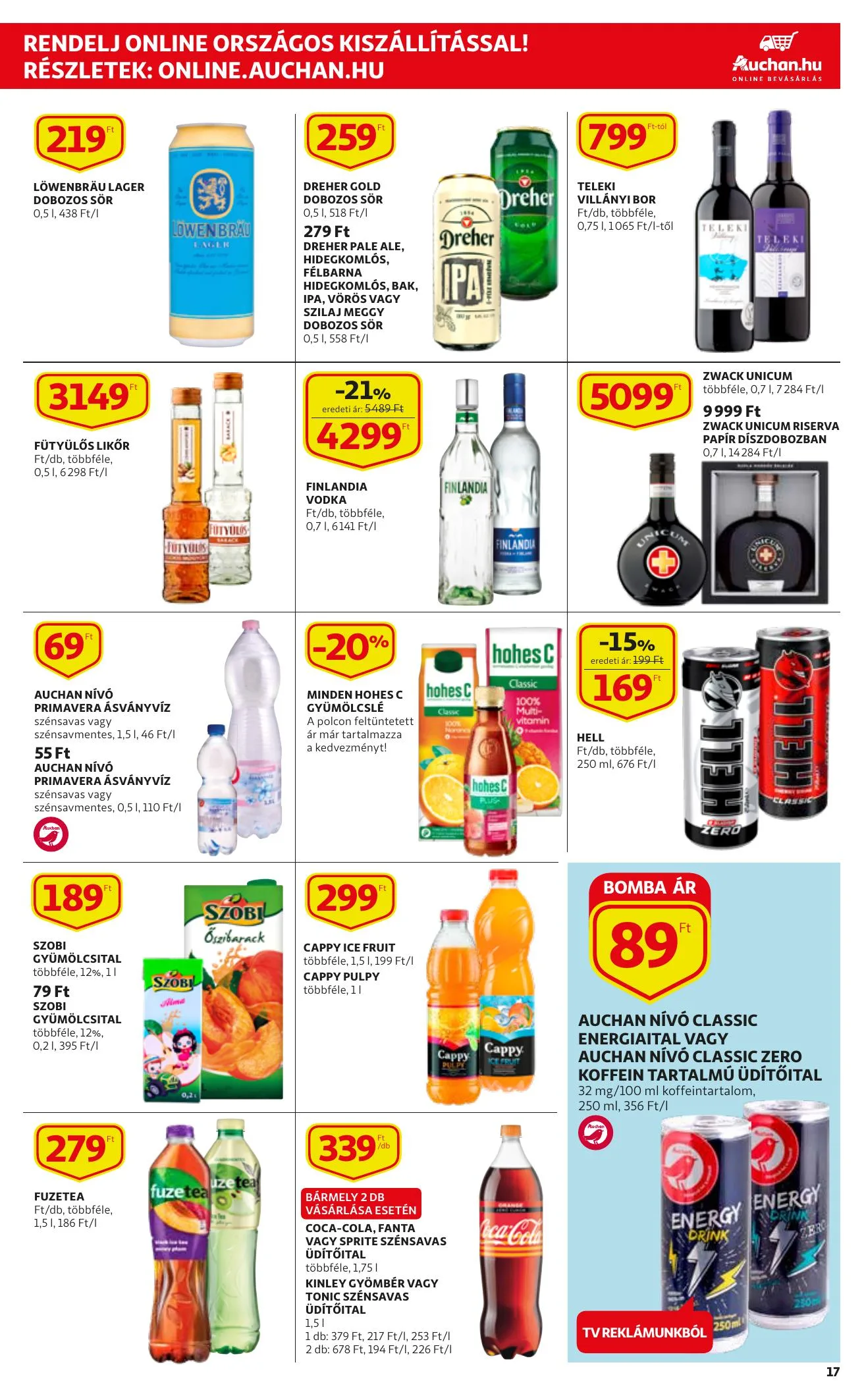Auchan akciós újság 01.21–02.03 – 17. oldal