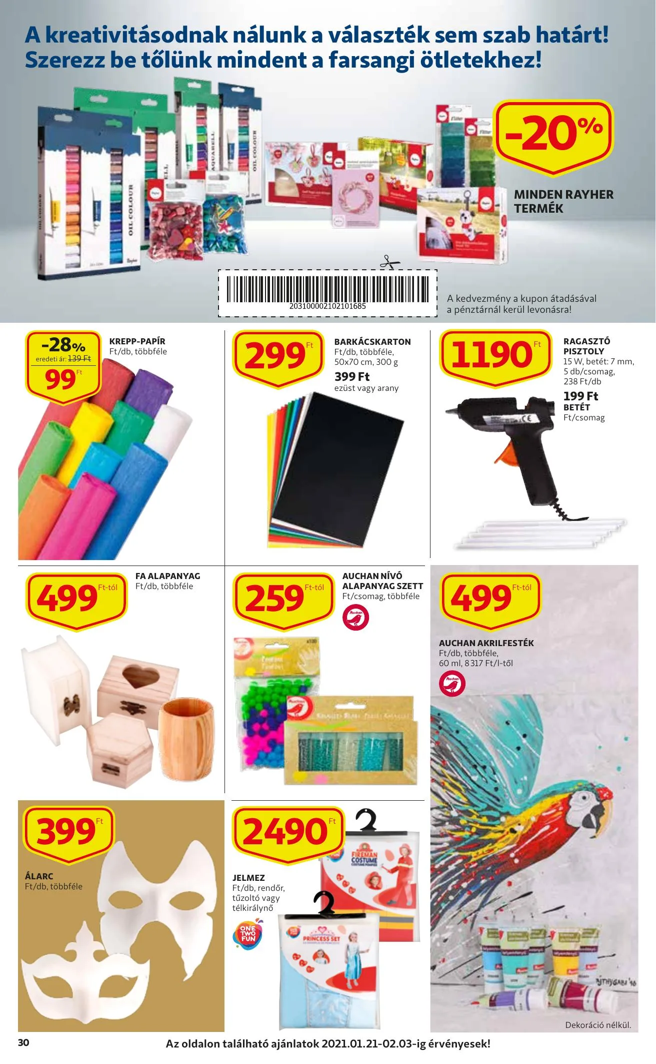 Auchan akciós újság 01.21–02.03 – 30. oldal
