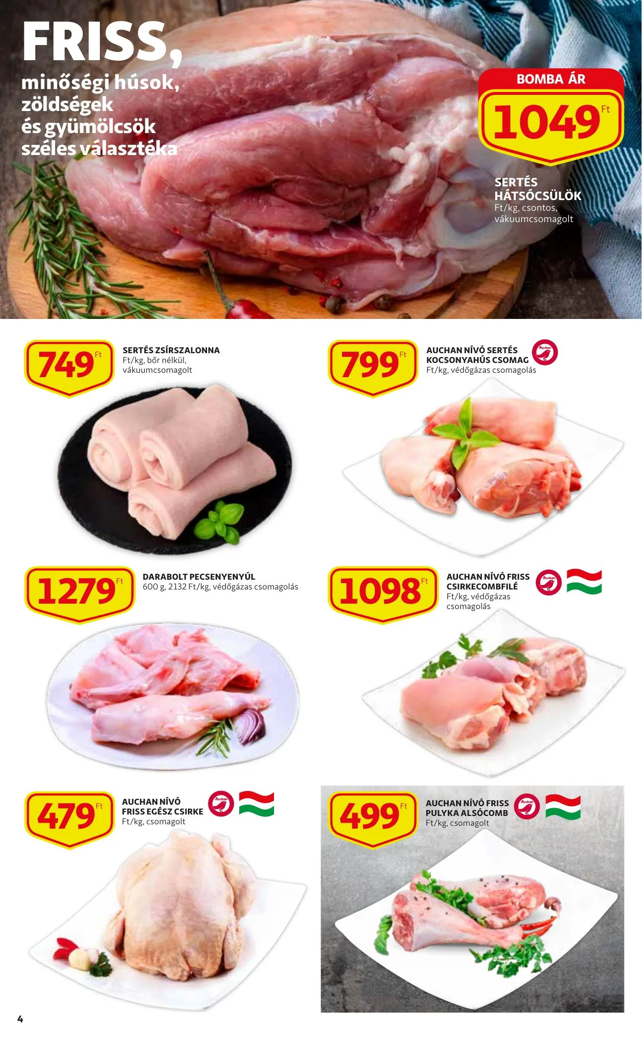 Auchan akciós újság 01.21–02.03 – 4. oldal