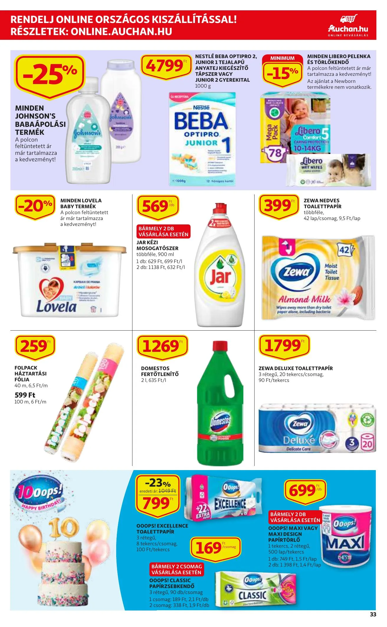 Auchan akciós újság 02.04–02.10 – 33. oldal