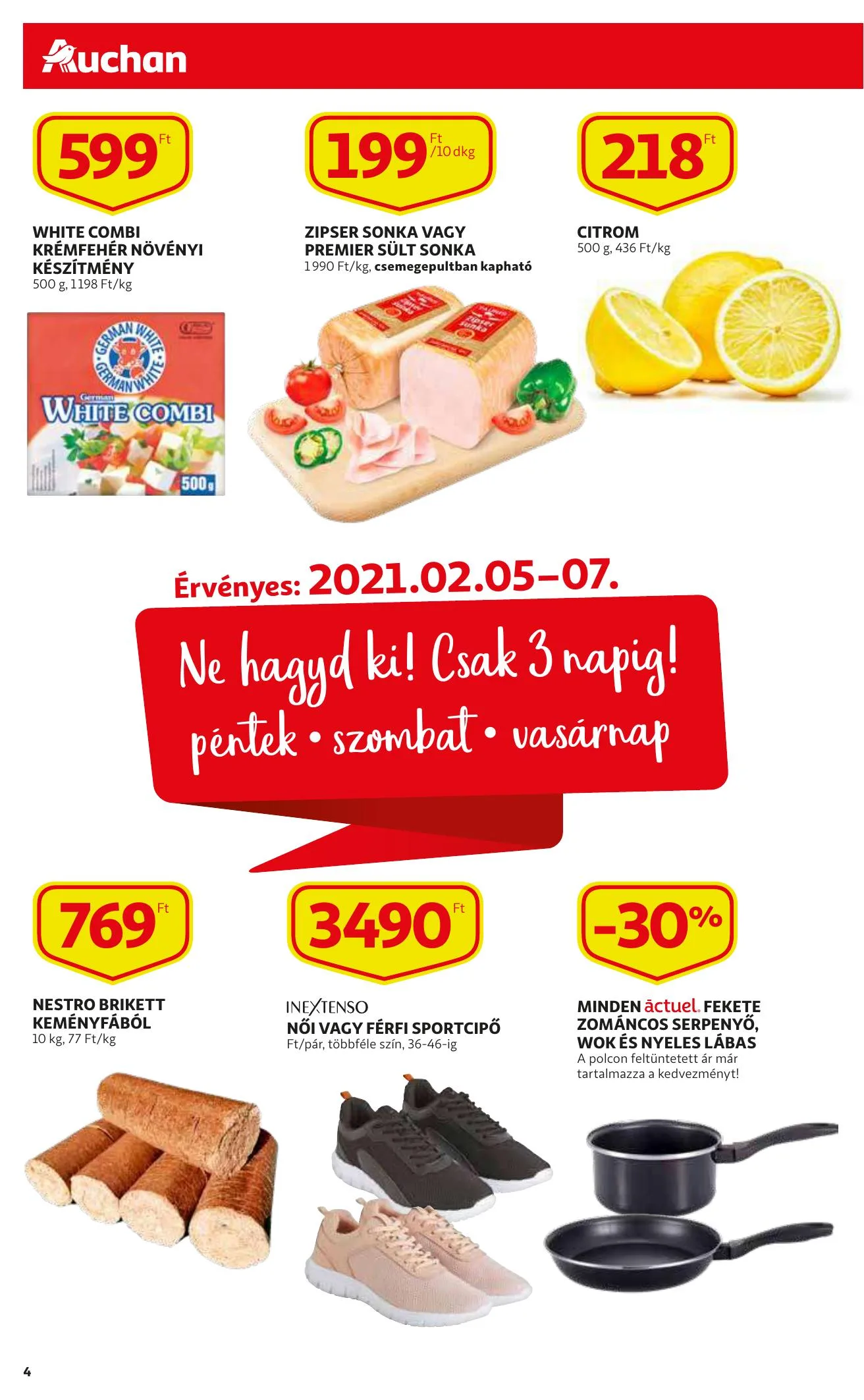 Auchan akciós újság 02.04–02.10 – 4. oldal