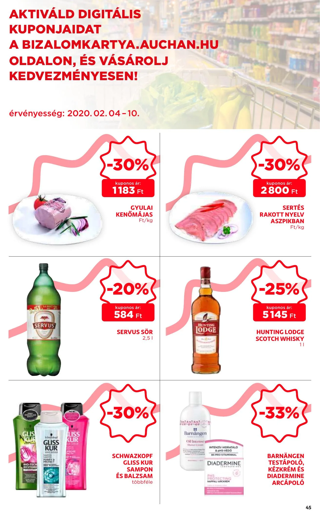 Auchan akciós újság 02.04–02.10 – 45. oldal