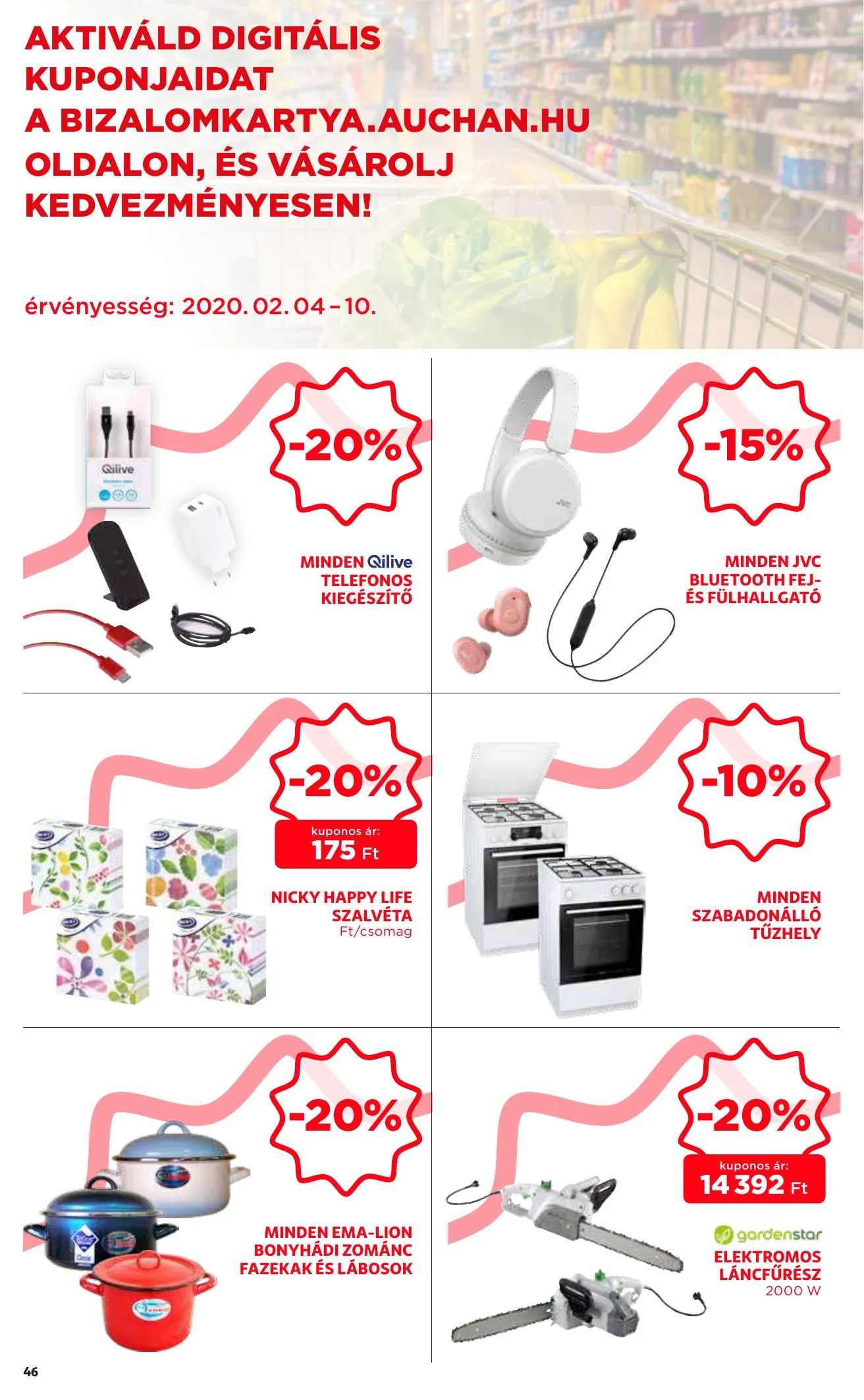 Auchan akciós újság 02.04–02.10 – 46. oldal
