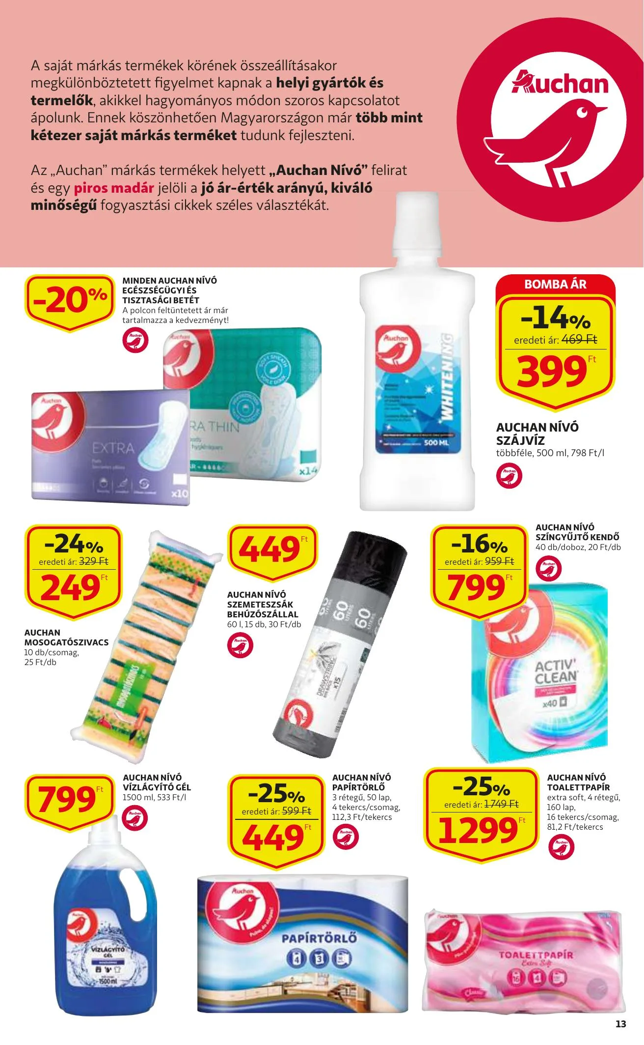Auchan akciós újság 02.11–02.17 – 13. oldal