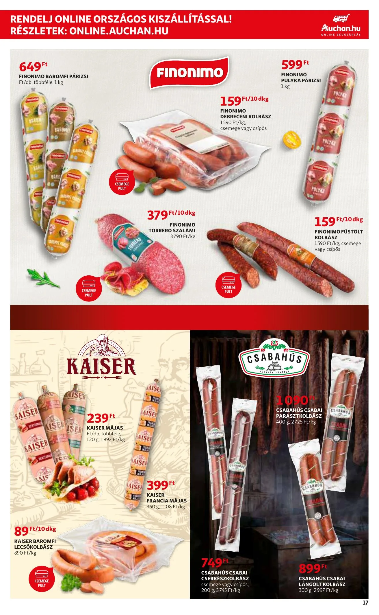 Auchan akciós újság 02.11–02.17 – 17. oldal