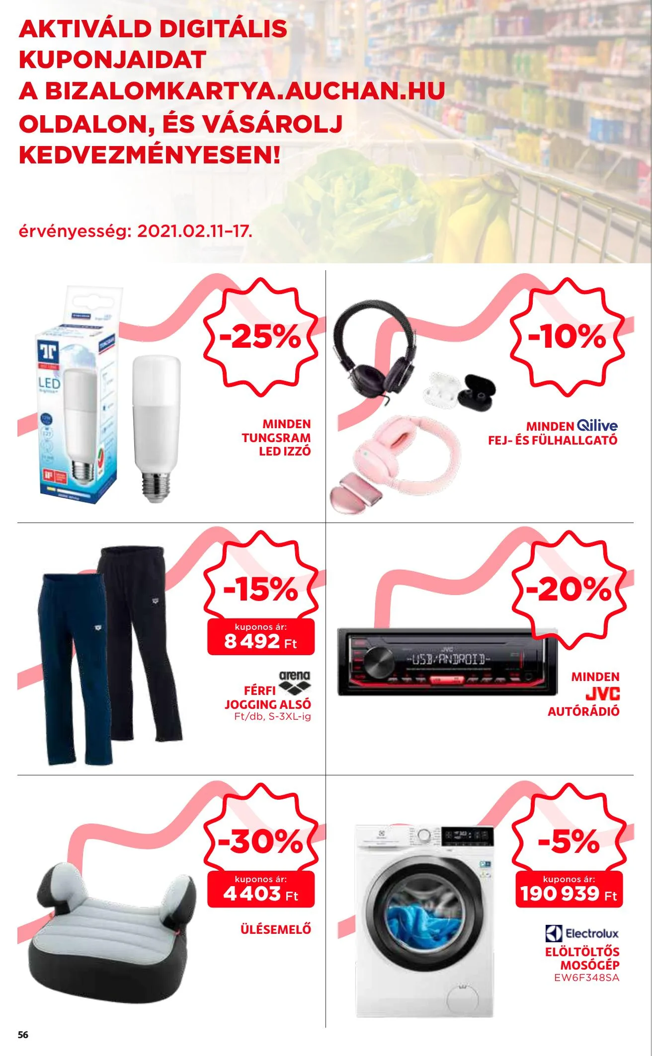 Auchan akciós újság 02.11–02.17 – 56. oldal