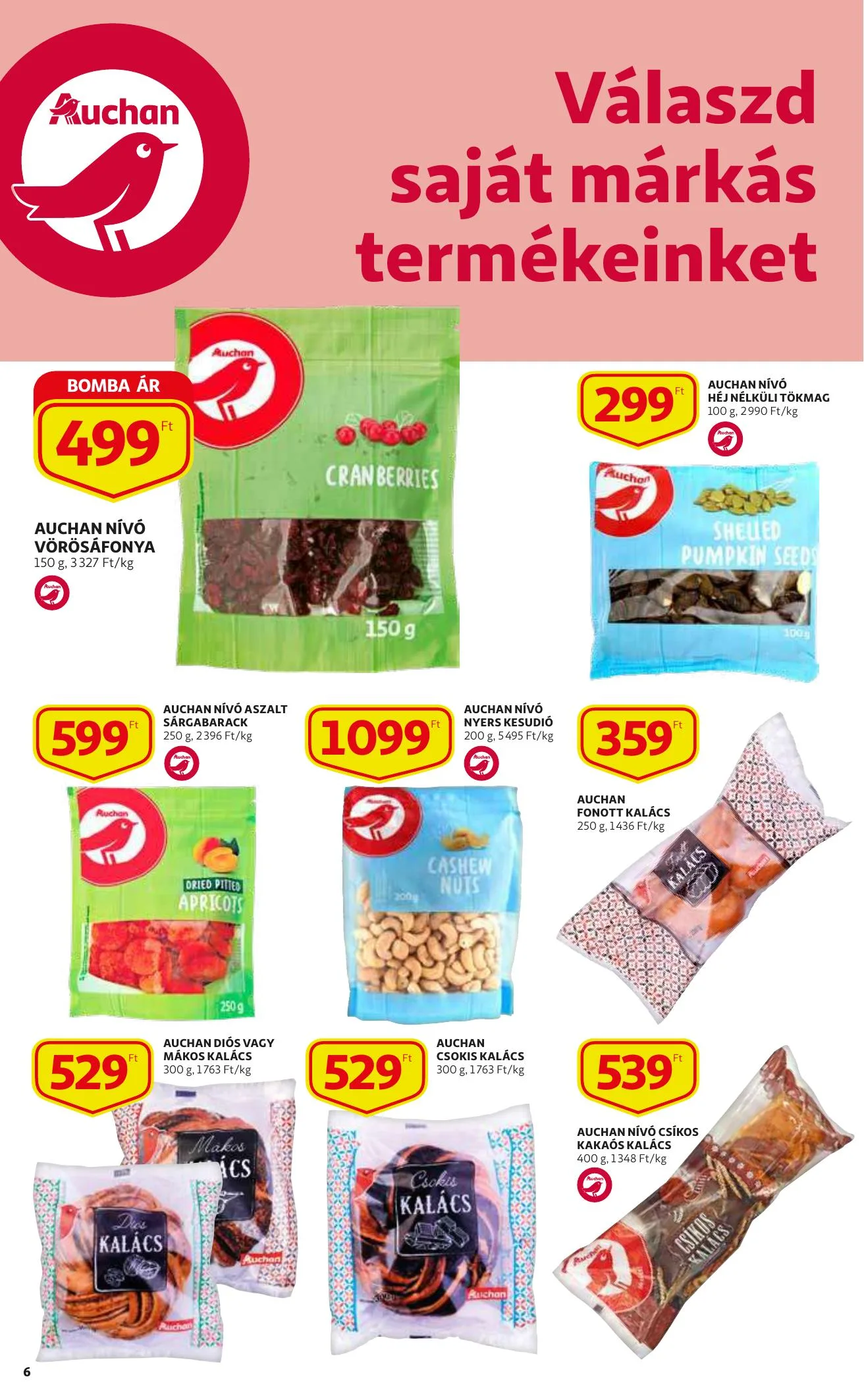 Auchan akciós újság 02.11–02.17 – 6. oldal