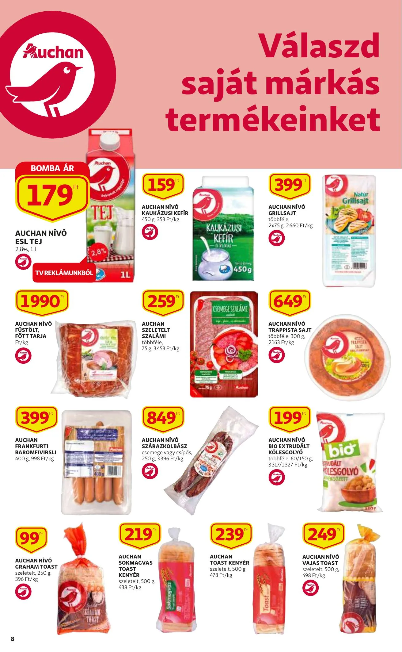 Auchan akciós újság 02.11–02.17 – 8. oldal
