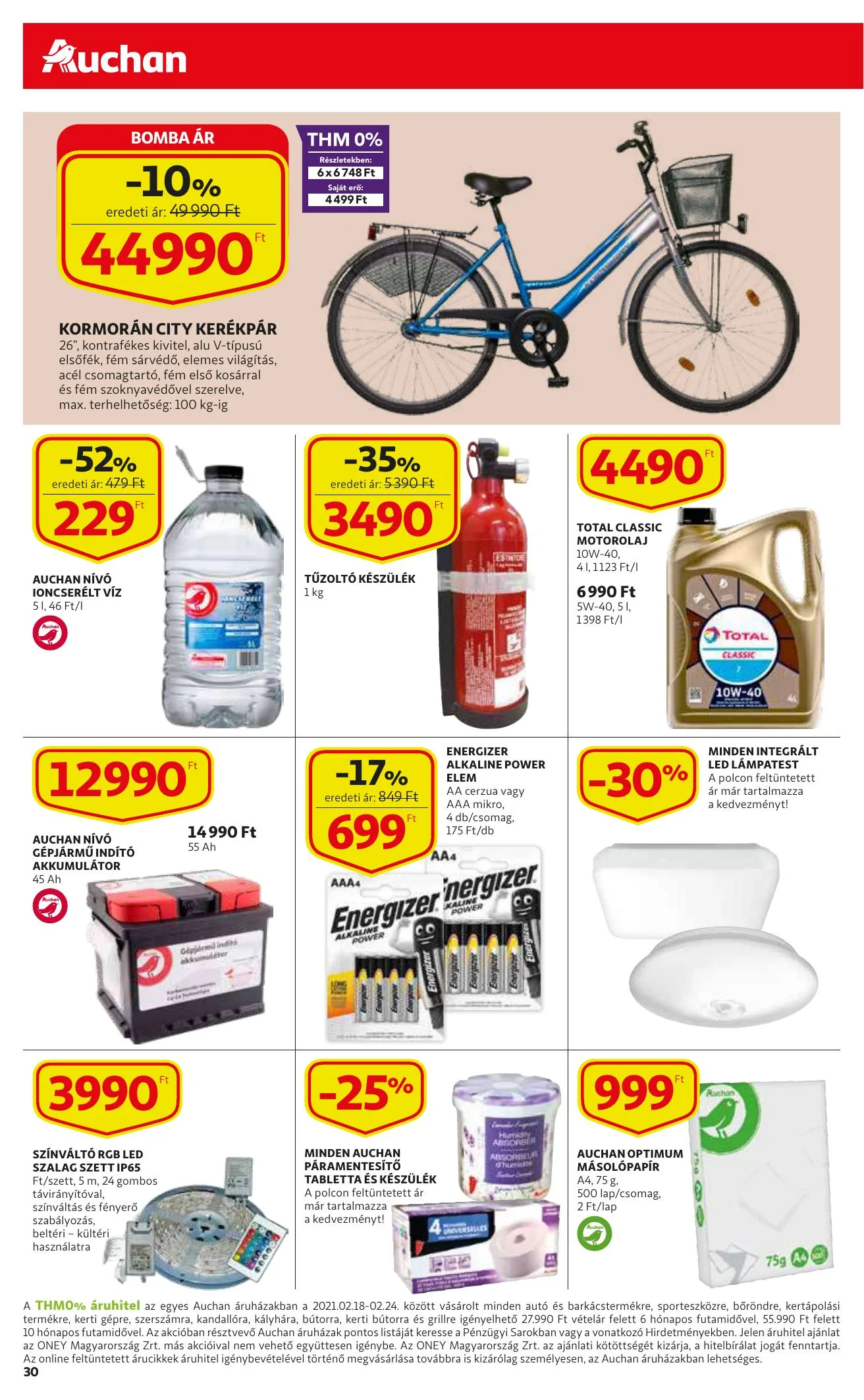 Auchan akciós újság 02.18–02.24 – 30. oldal