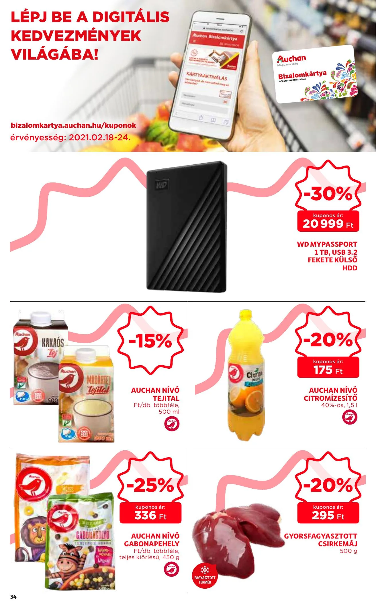 Auchan akciós újság 02.18–02.24 – 34. oldal