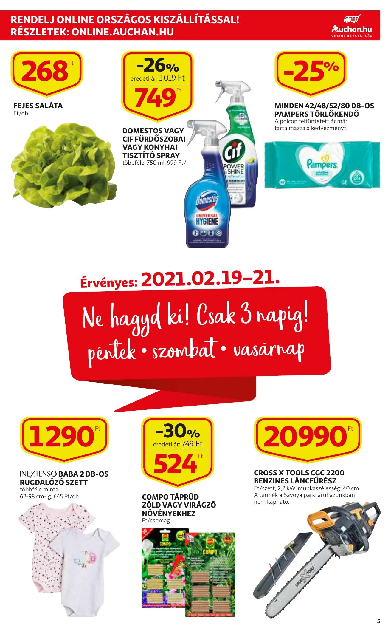 Auchan akciós újság 02.18–02.24 – 5. oldal