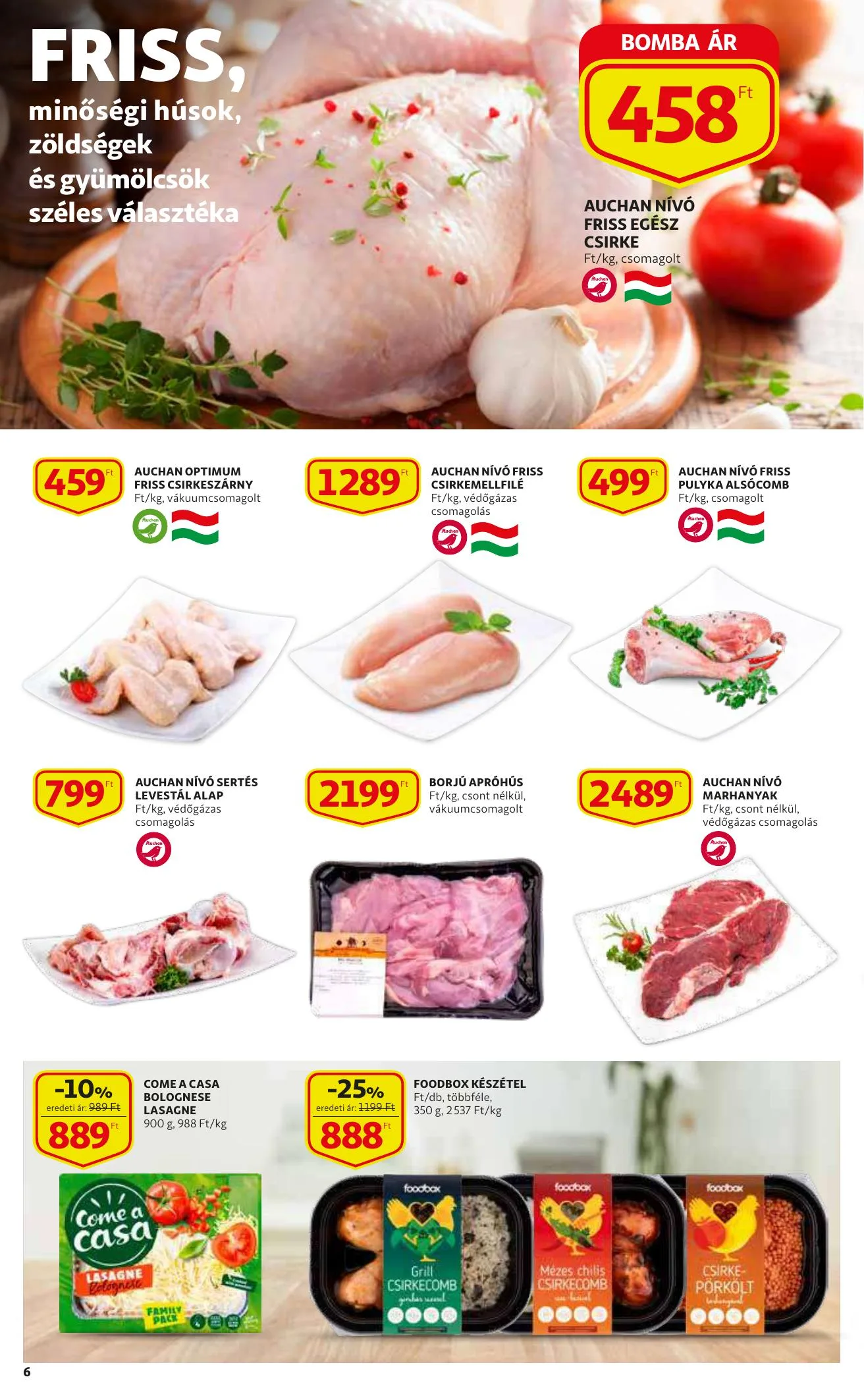Auchan akciós újság 02.18–02.24 – 6. oldal