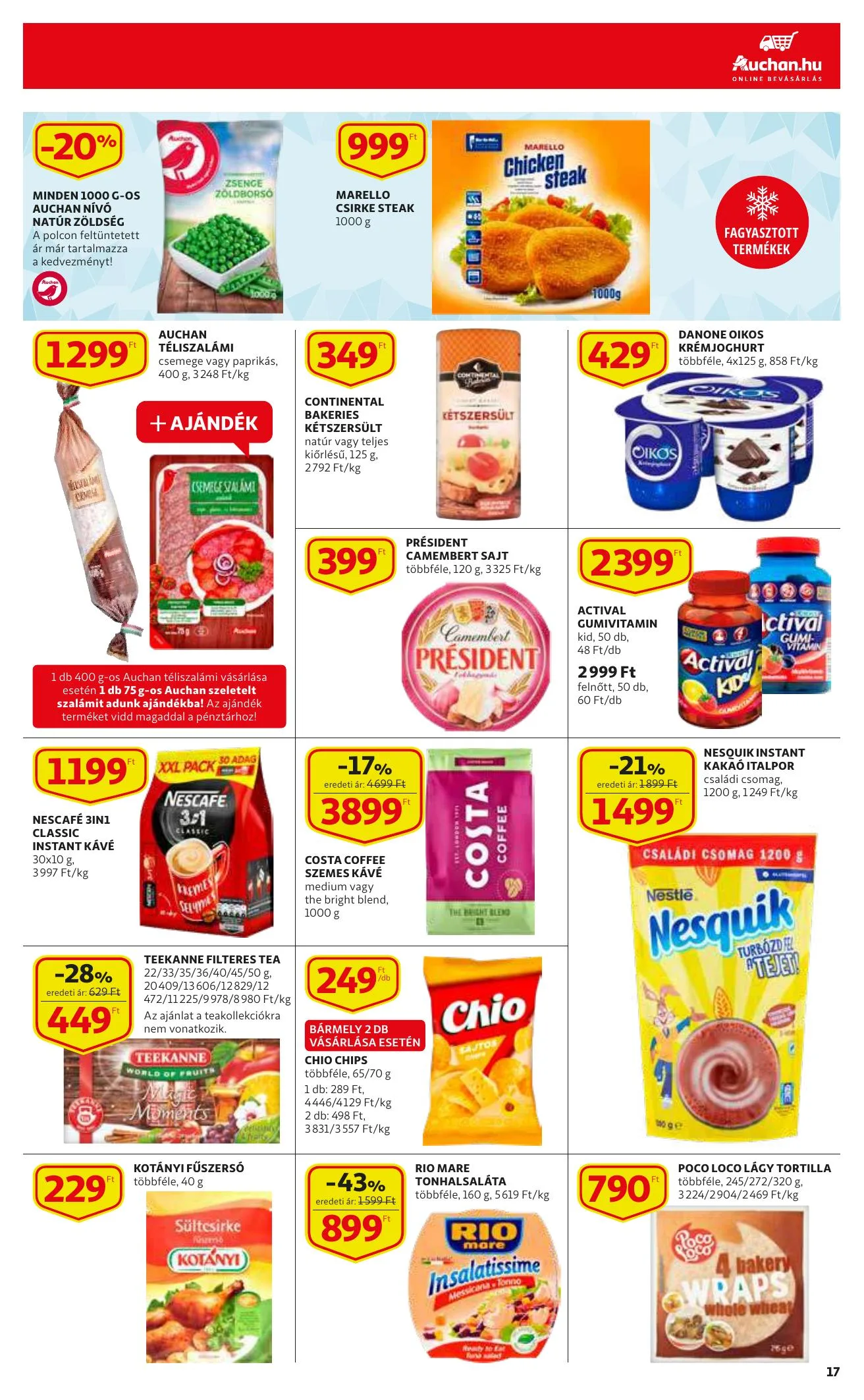 Auchan akciós újság 02.25–03.03 – 17. oldal