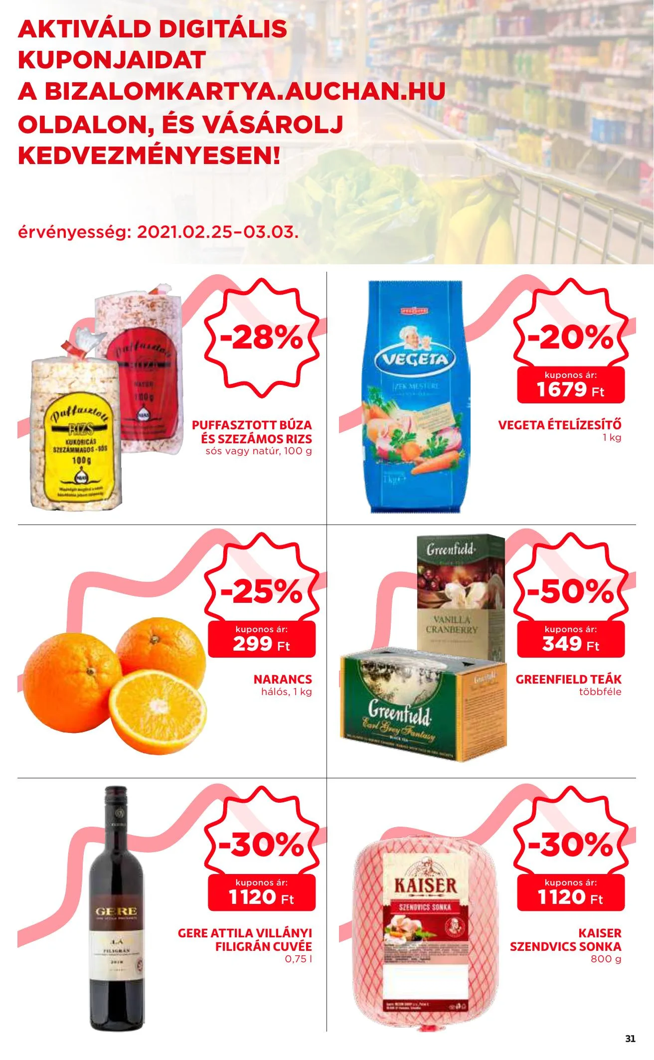 Auchan akciós újság 02.25–03.03 – 31. oldal