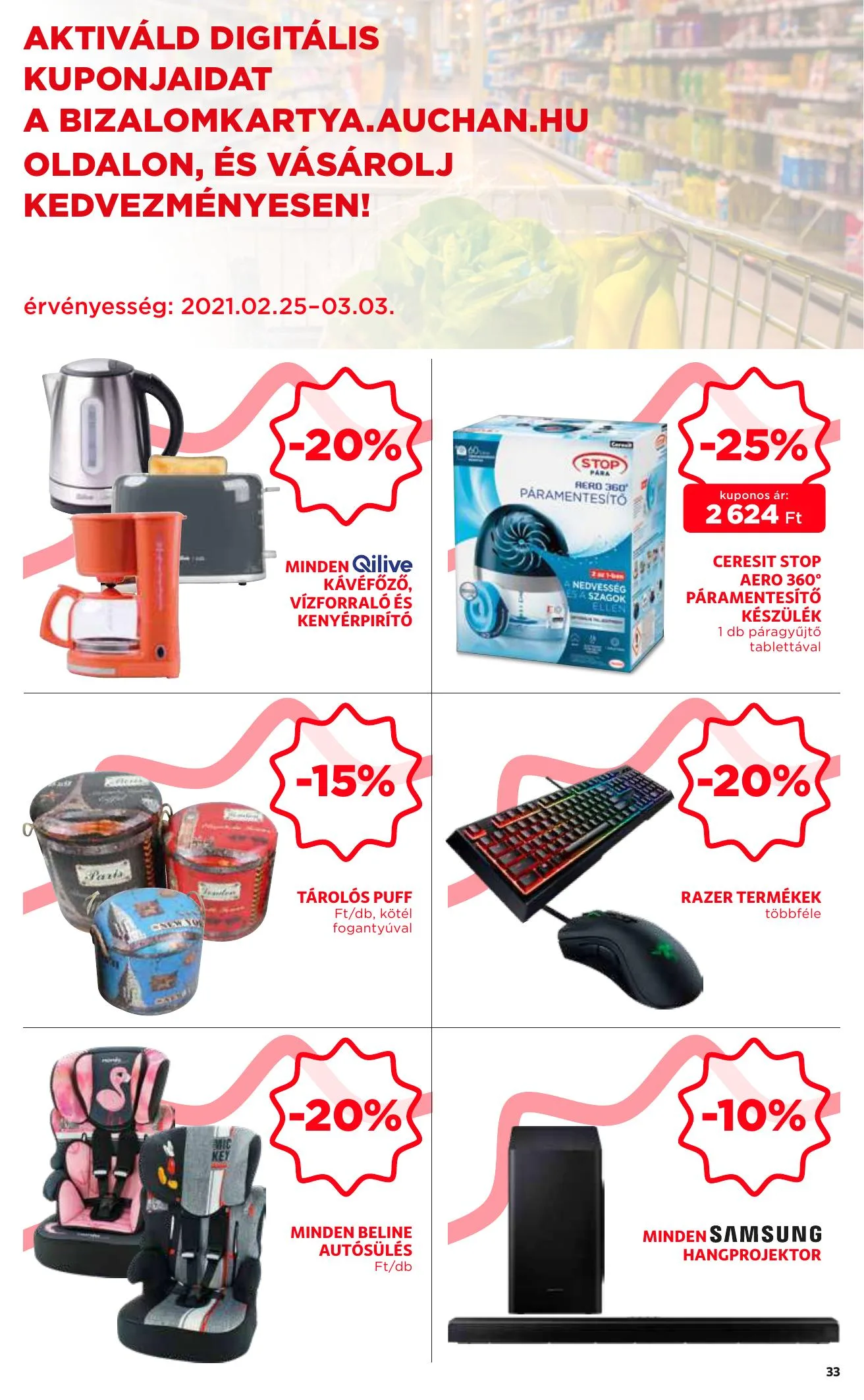 Auchan akciós újság 02.25–03.03 – 33. oldal