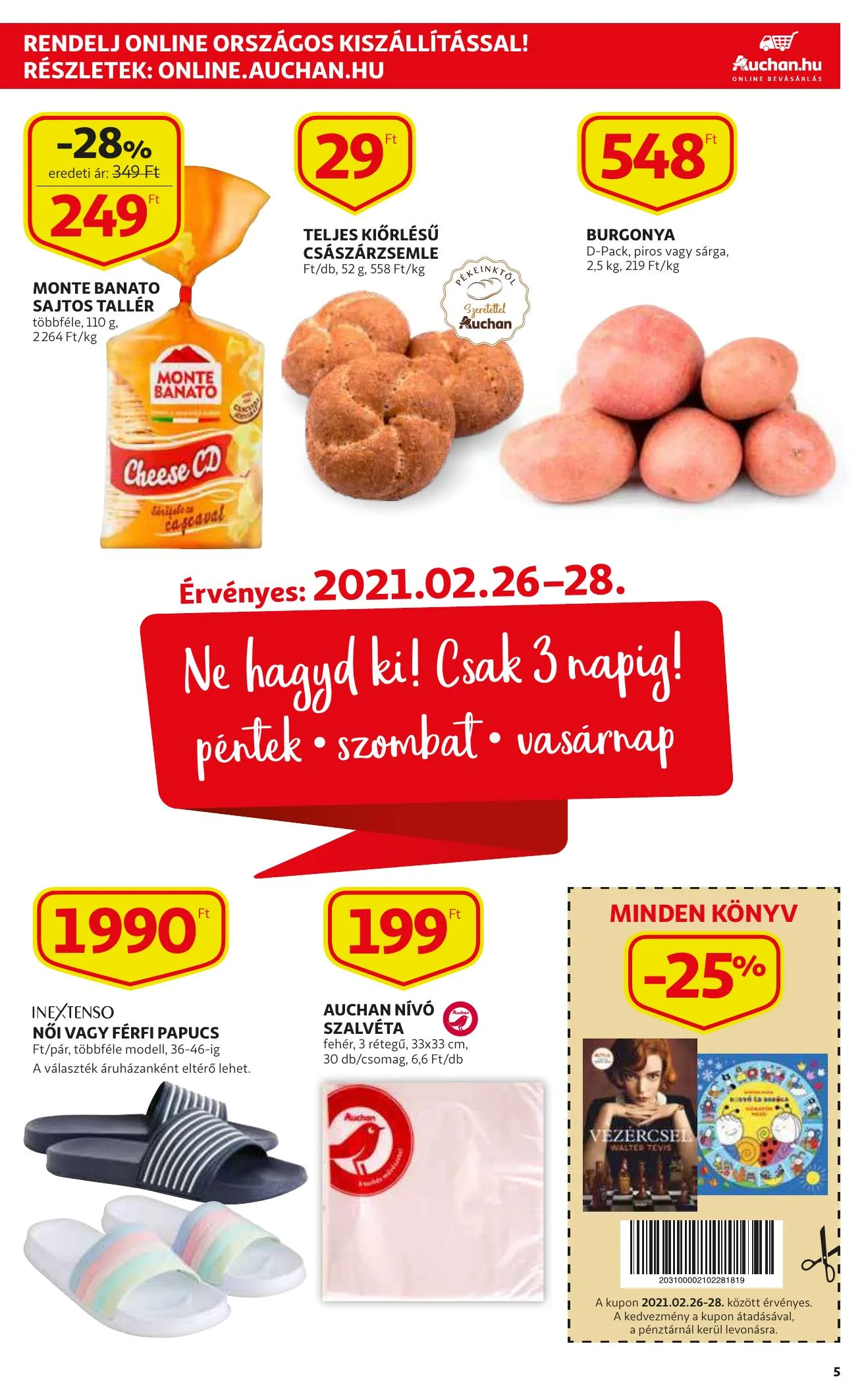 Auchan akciós újság 02.25–03.03 – 5. oldal