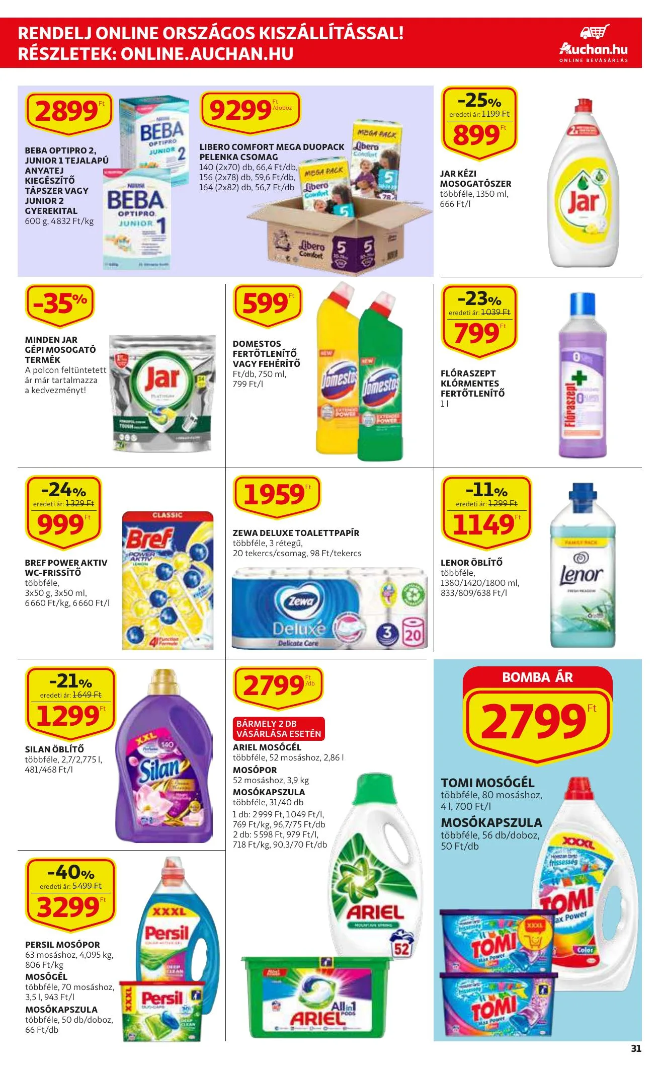 Auchan akciós újság 03.04–03.10 – 31. oldal