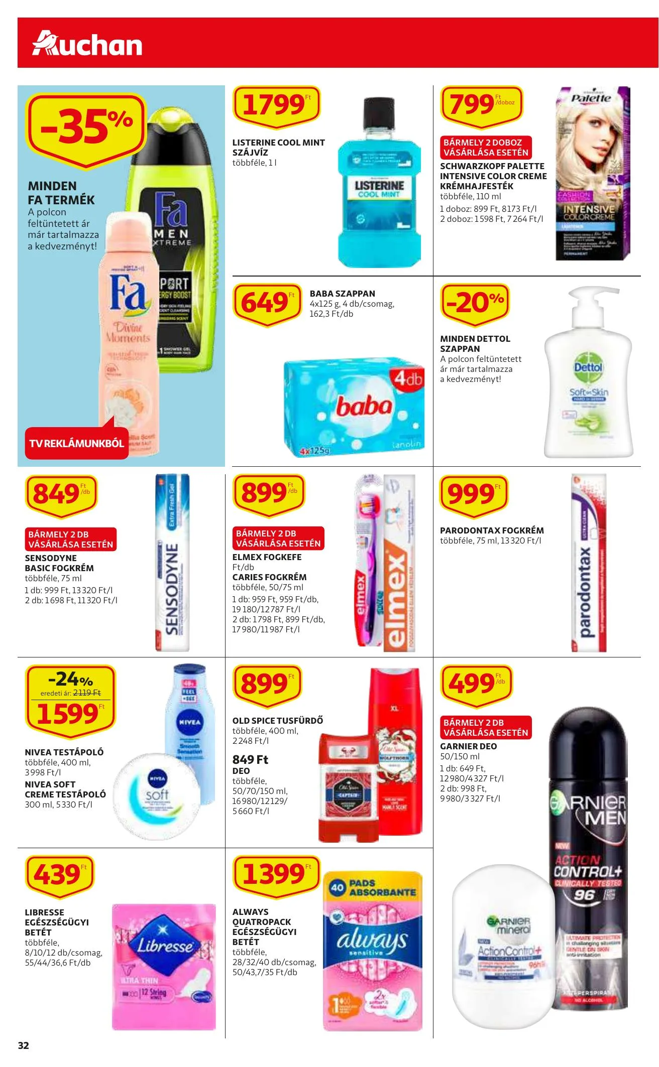 Auchan akciós újság 03.04–03.10 – 32. oldal