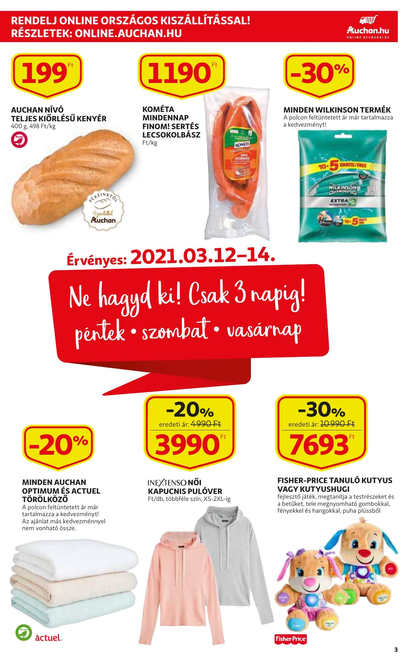 Auchan akciós újság 03.11–03.17 – 3. oldal