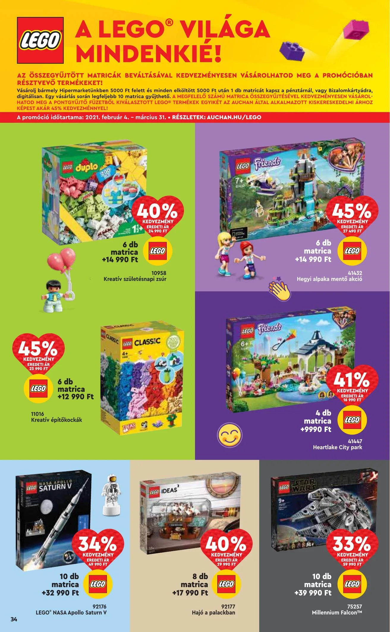 Auchan akciós újság 03.11–03.17 – 34. oldal