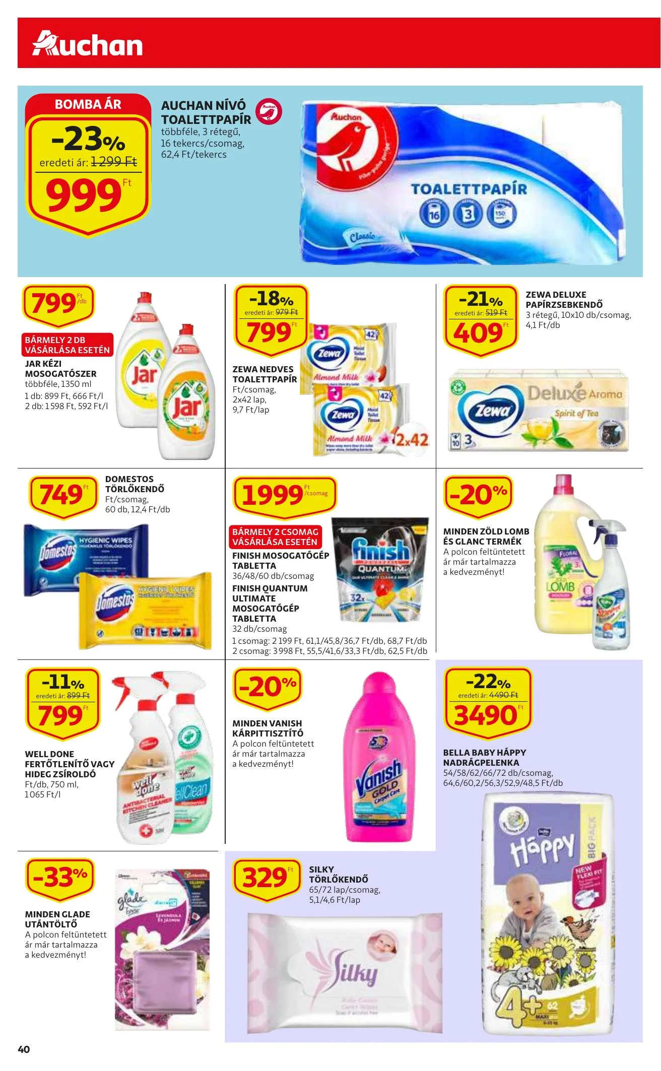 Auchan akciós újság 03.18–03.24 – 40. oldal