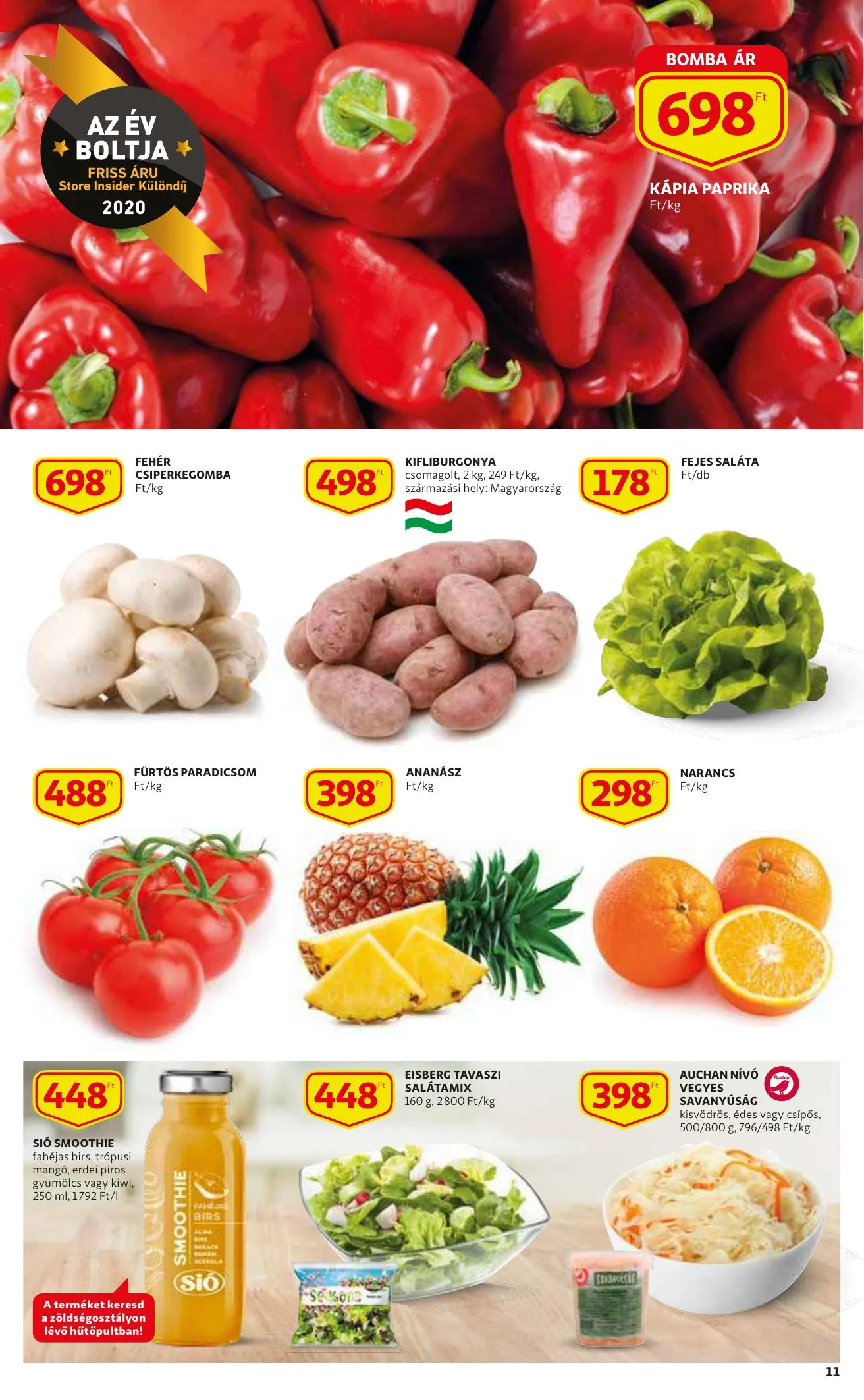 Auchan akciós újság 03.25–04.03 – 11. oldal