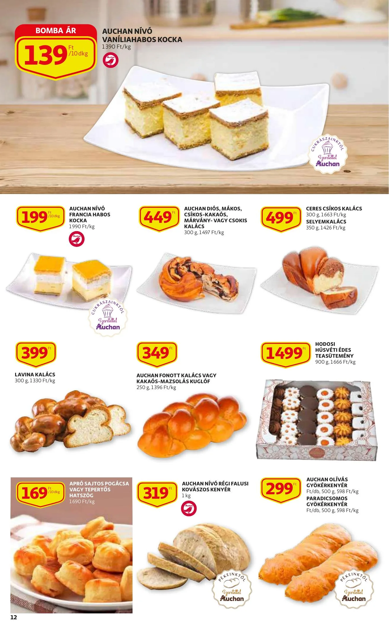 Auchan akciós újság 03.25–04.03 – 12. oldal