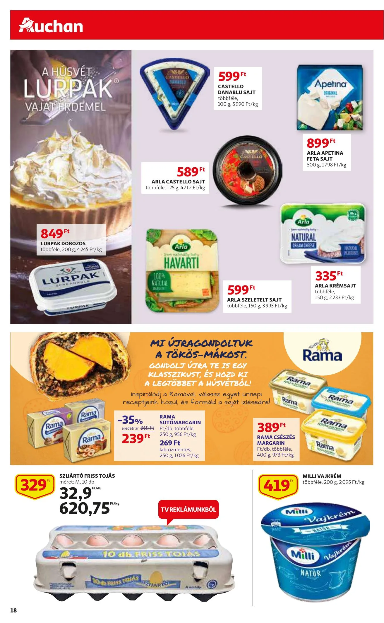 Auchan akciós újság 03.25–04.03 – 18. oldal