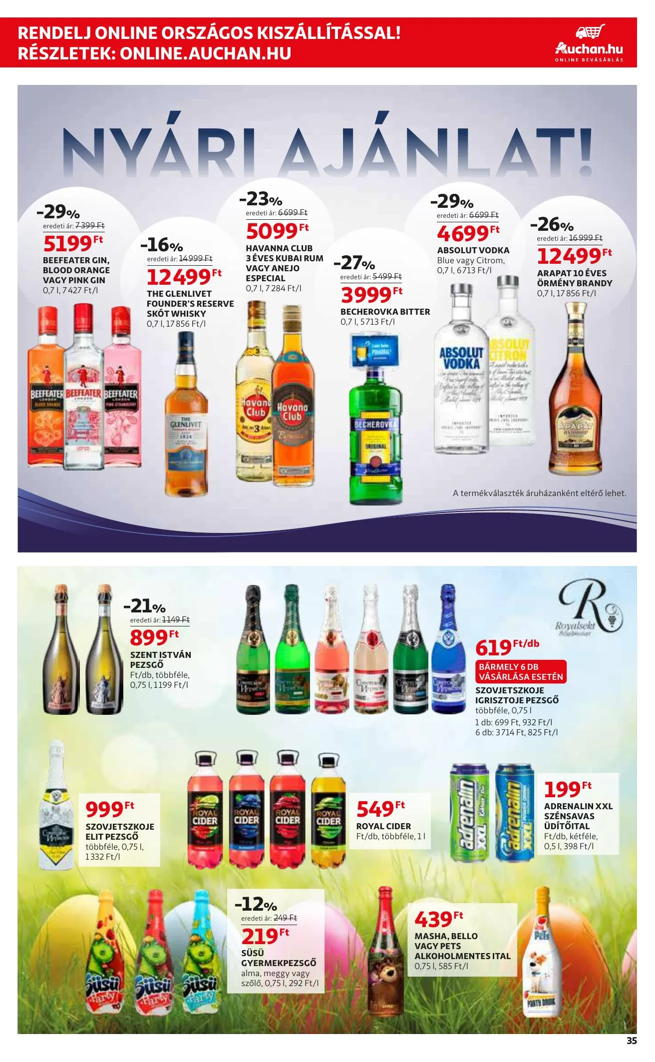 Auchan akciós újság 03.25–04.03 – 35. oldal