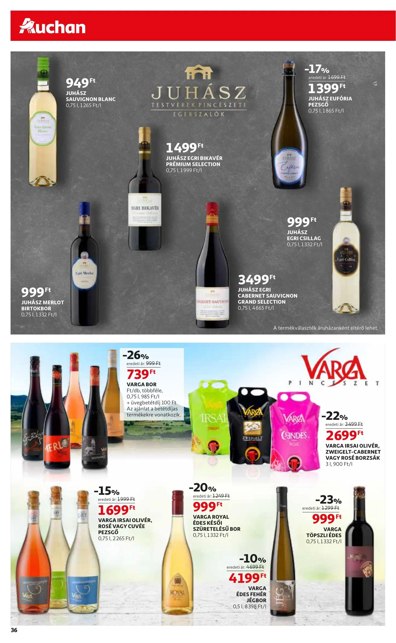 Auchan akciós újság 03.25–04.03 – 36. oldal