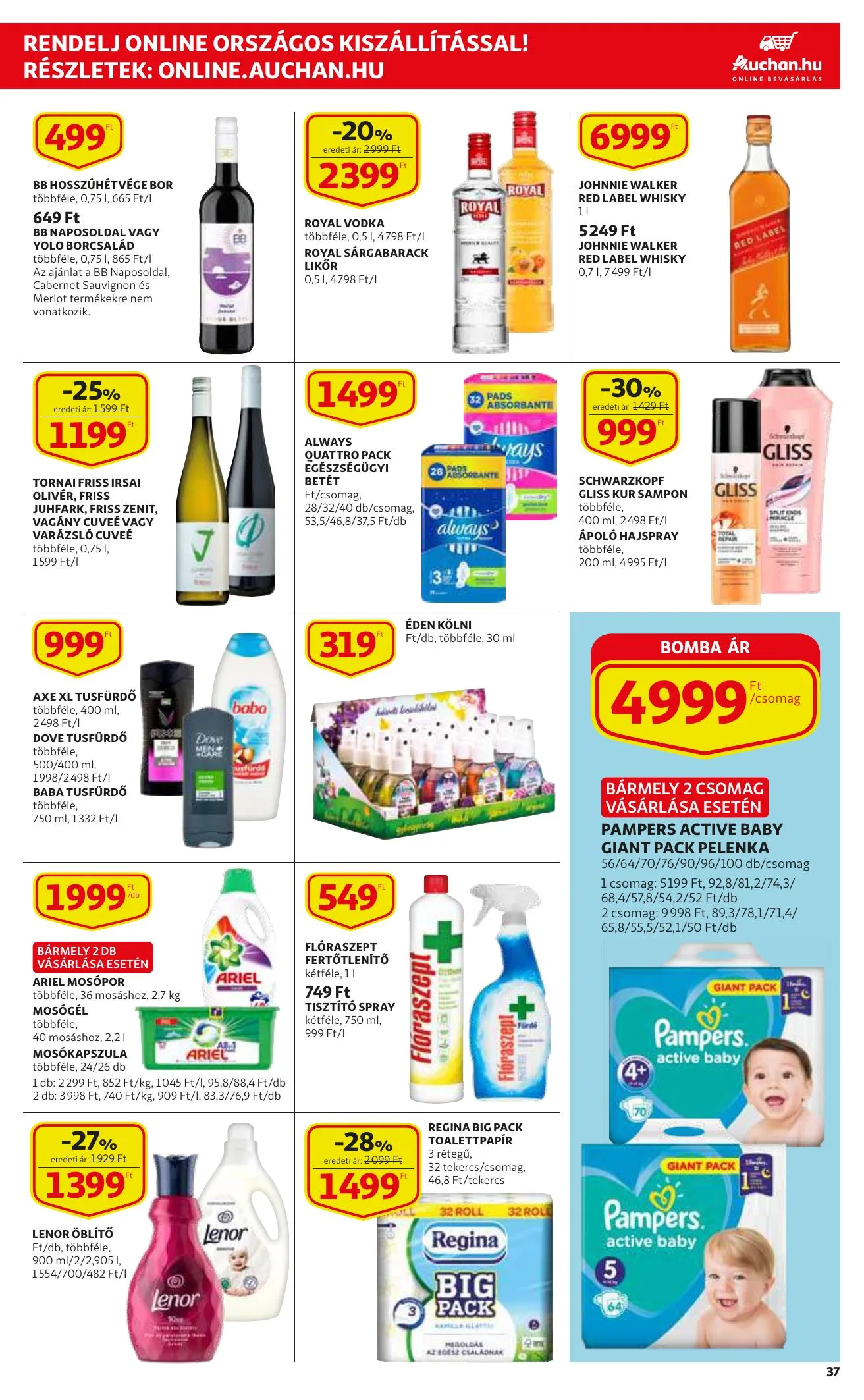 Auchan akciós újság 03.25–04.03 – 37. oldal