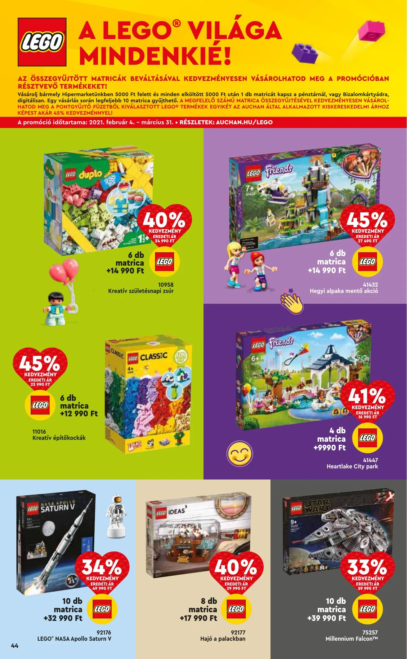 Auchan akciós újság 03.25–04.03 – 44. oldal