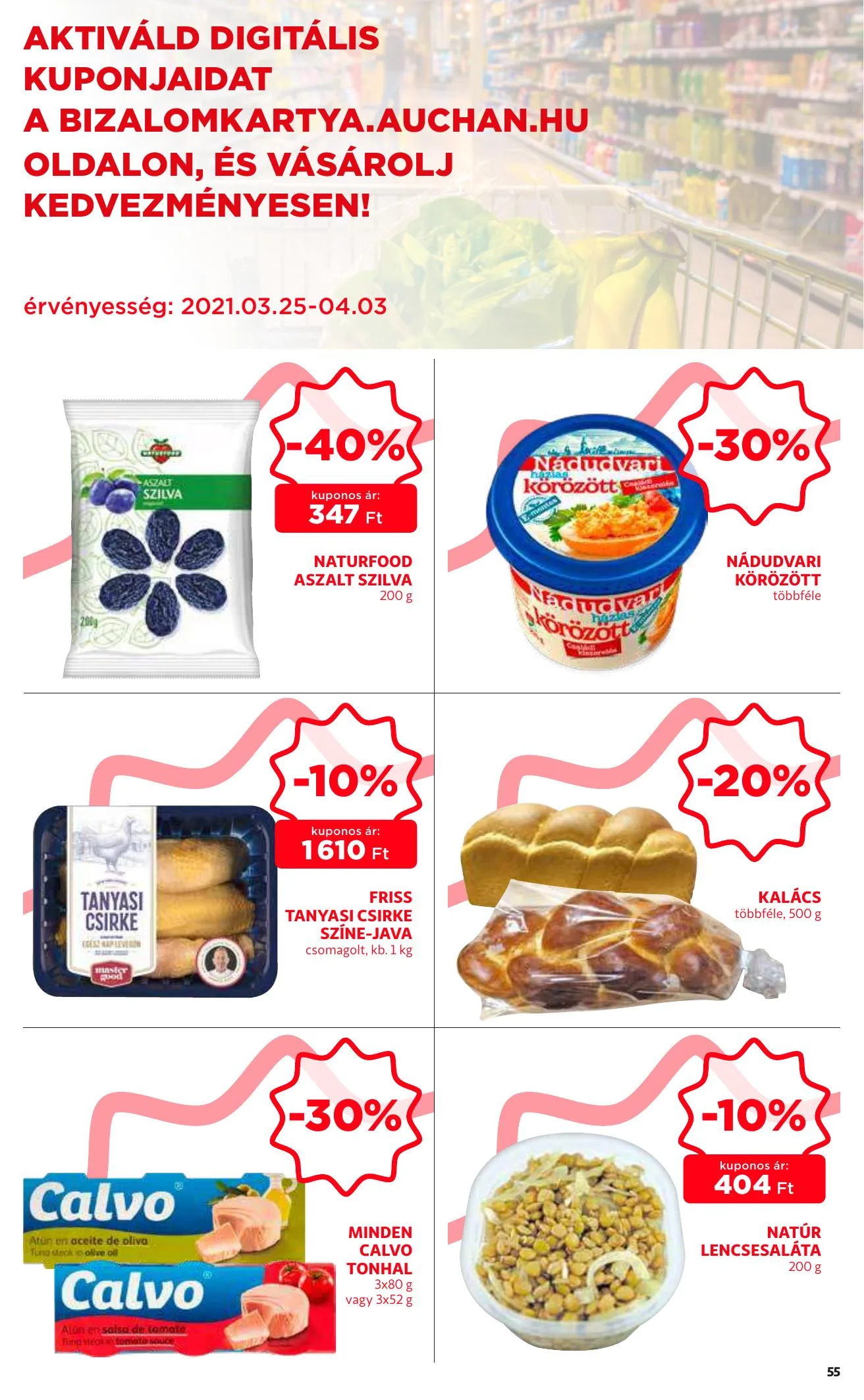 Auchan akciós újság 03.25–04.03 – 55. oldal